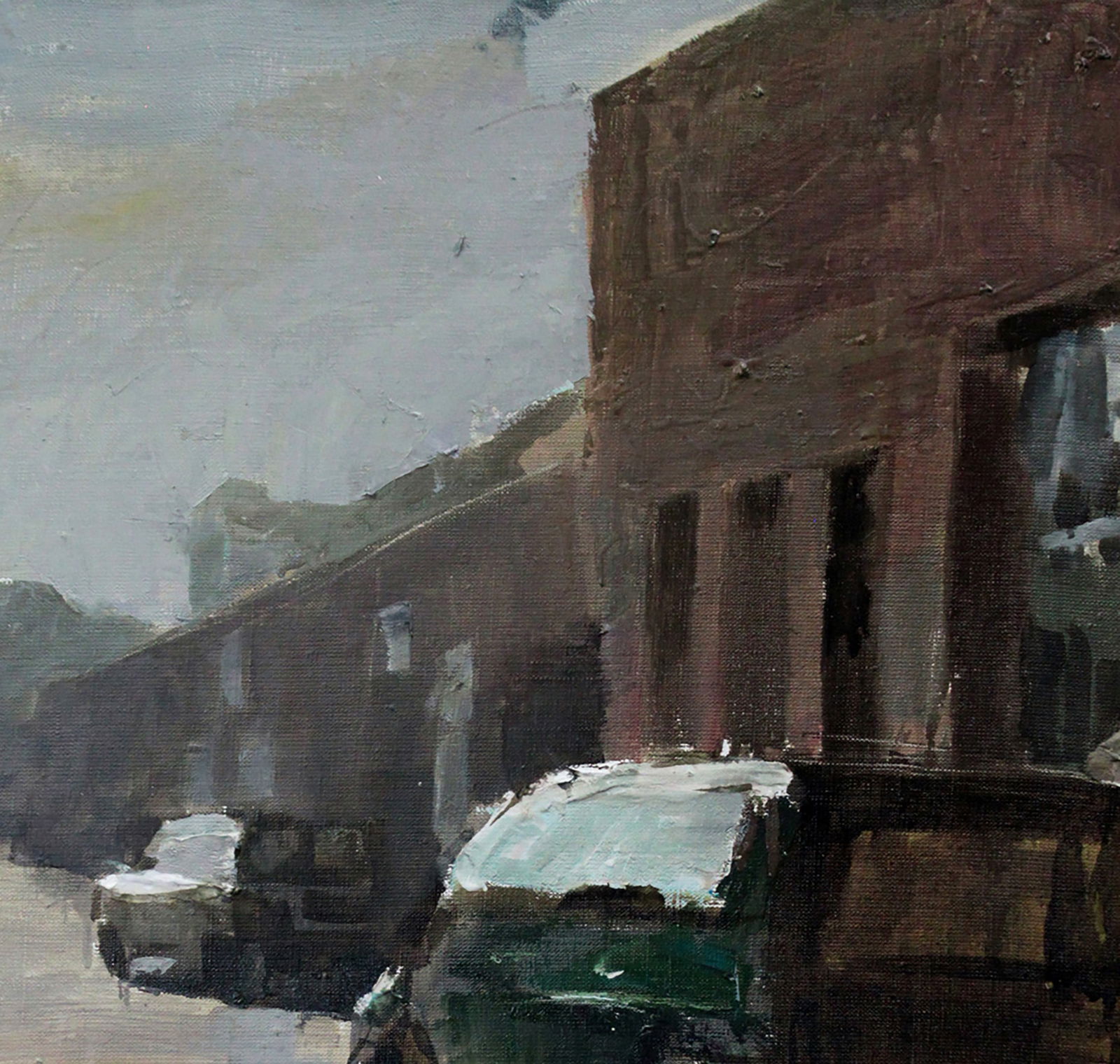 Oil painting Street Ed Potapenkov - 3