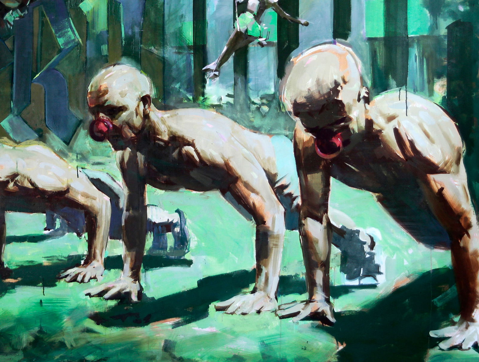 Oil painting Workout Ed Potapenkov - 5