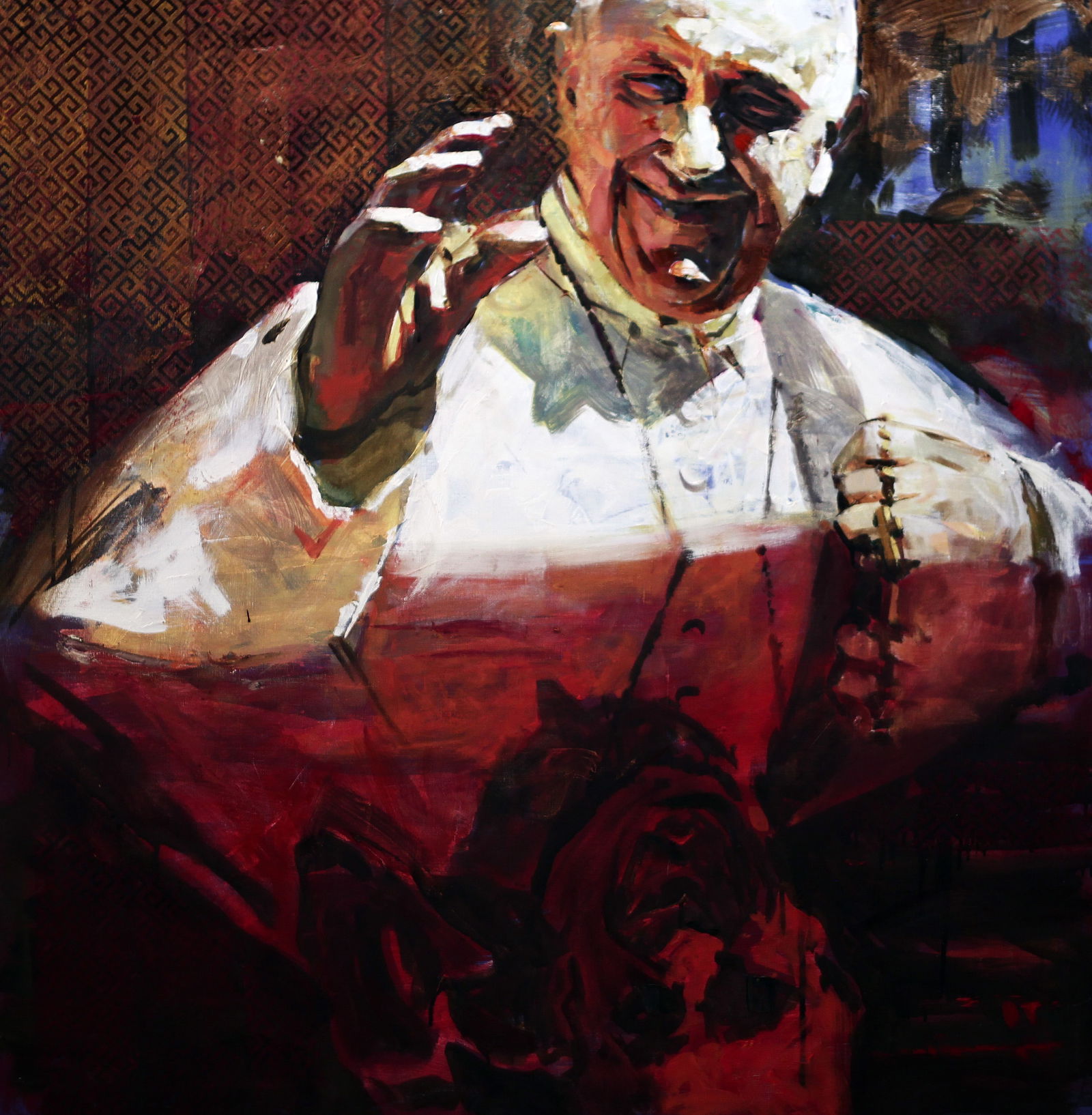 Oil painting Ablution Ed Potapenkov (1 of 5)