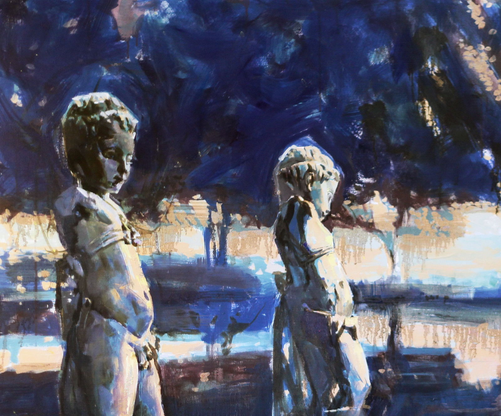 Oil painting Garden Ed Potapenkov - 2