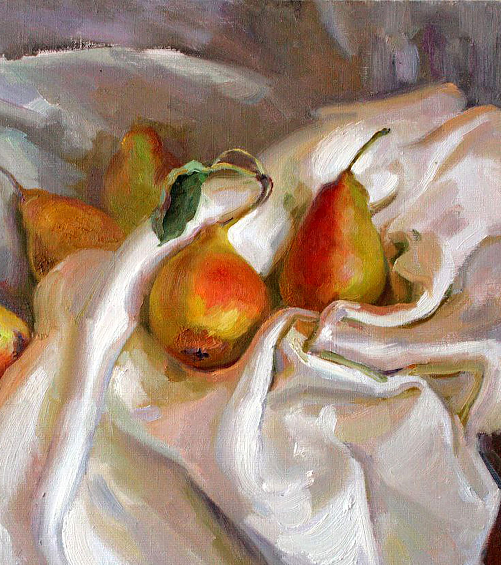 Oil painting Grandma's pears Leonid Pavlenko - 3