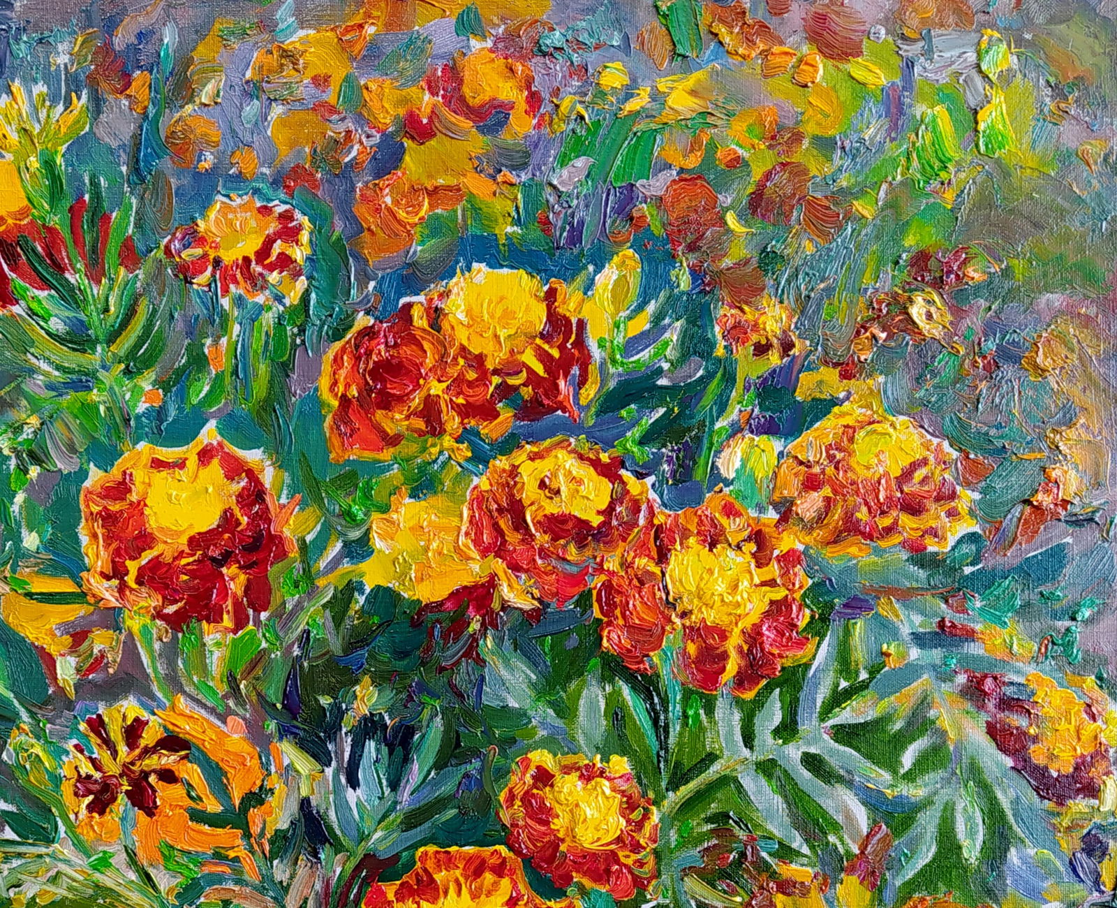 Oil painting Marigold Leonid Pavlenko - 3