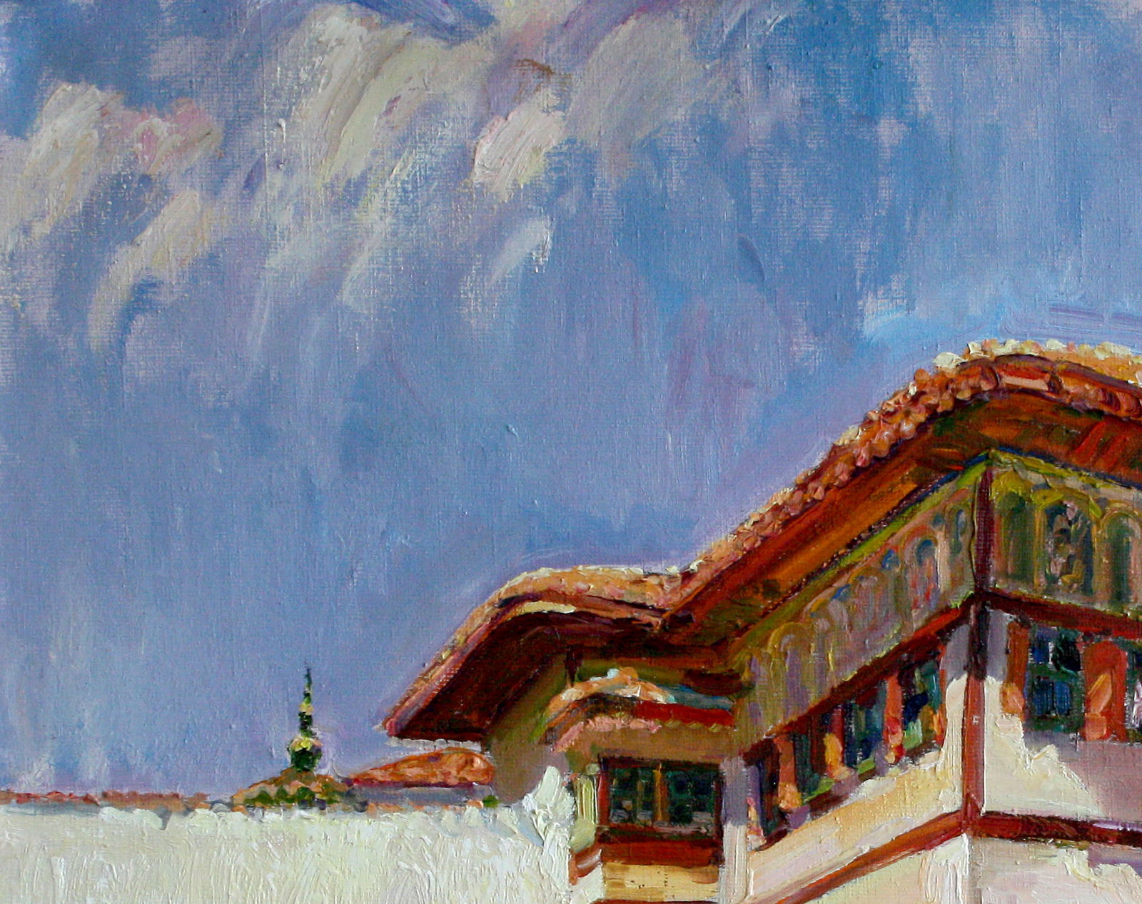 Oil painting Castle Leonid Pavlenko - 2