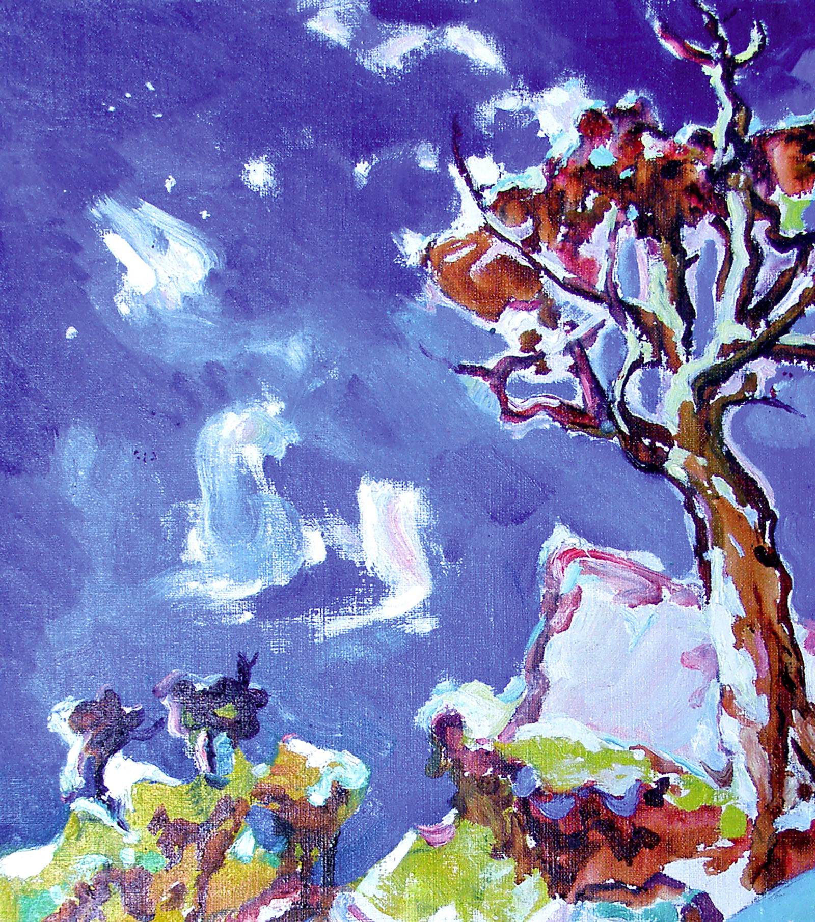 Oil painting In the mountains Leonid Pavlenko - 2