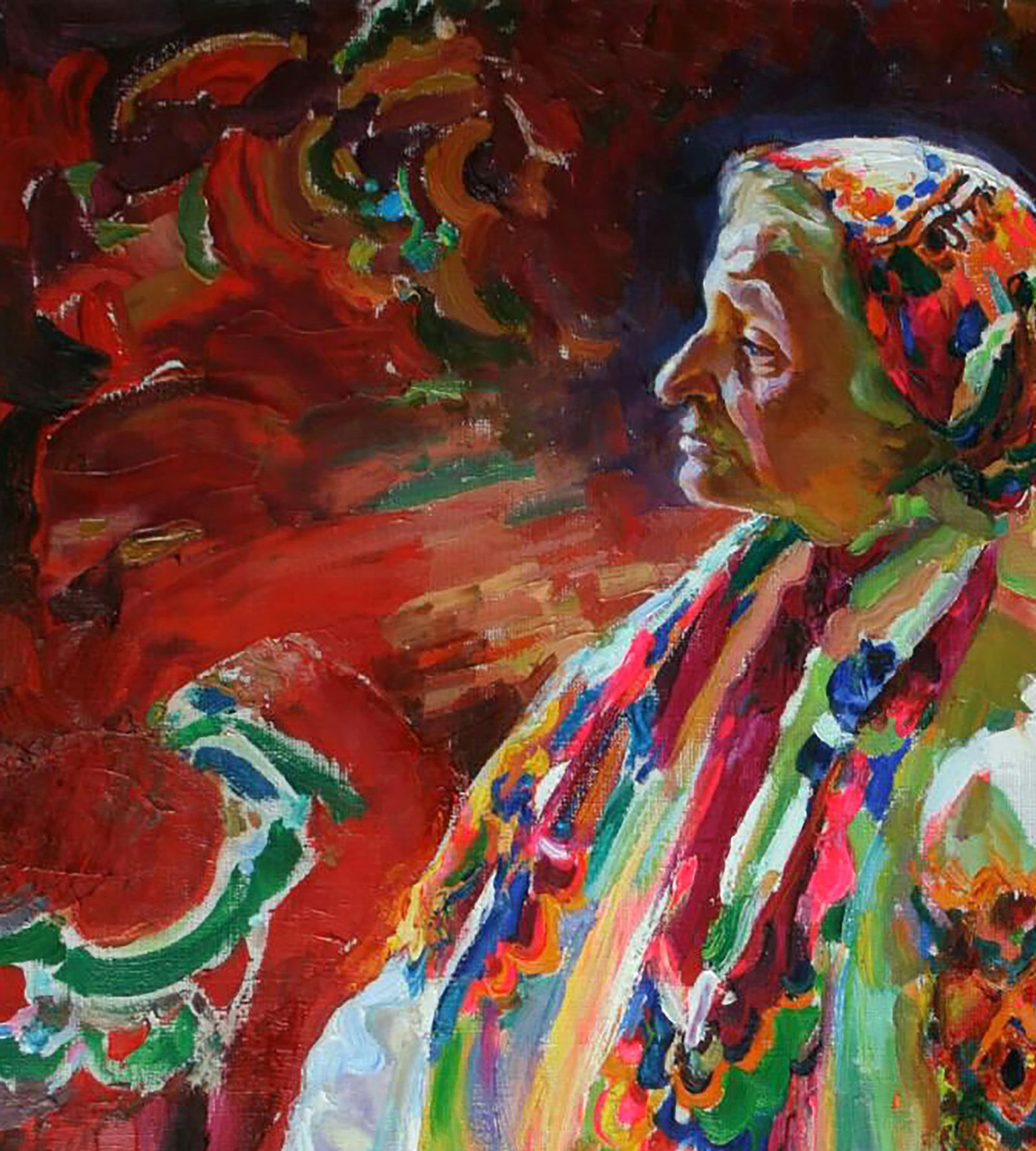 Oil painting In festive clothes Leonid Pavlenko - 2