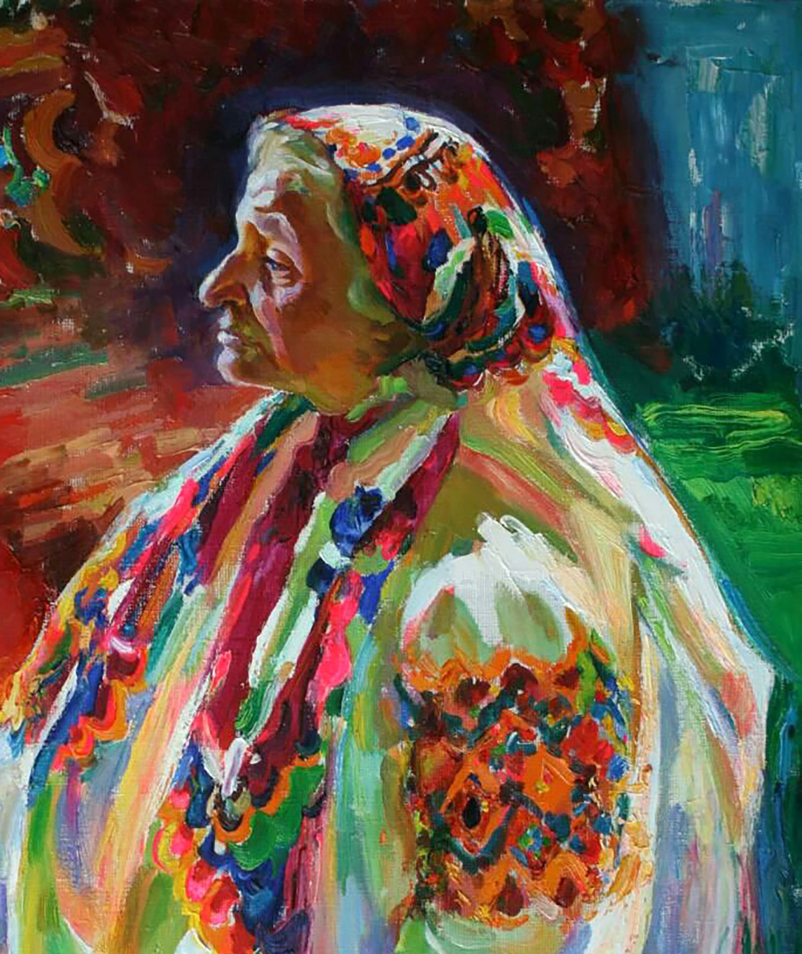 Oil painting In festive clothes Leonid Pavlenko - 3