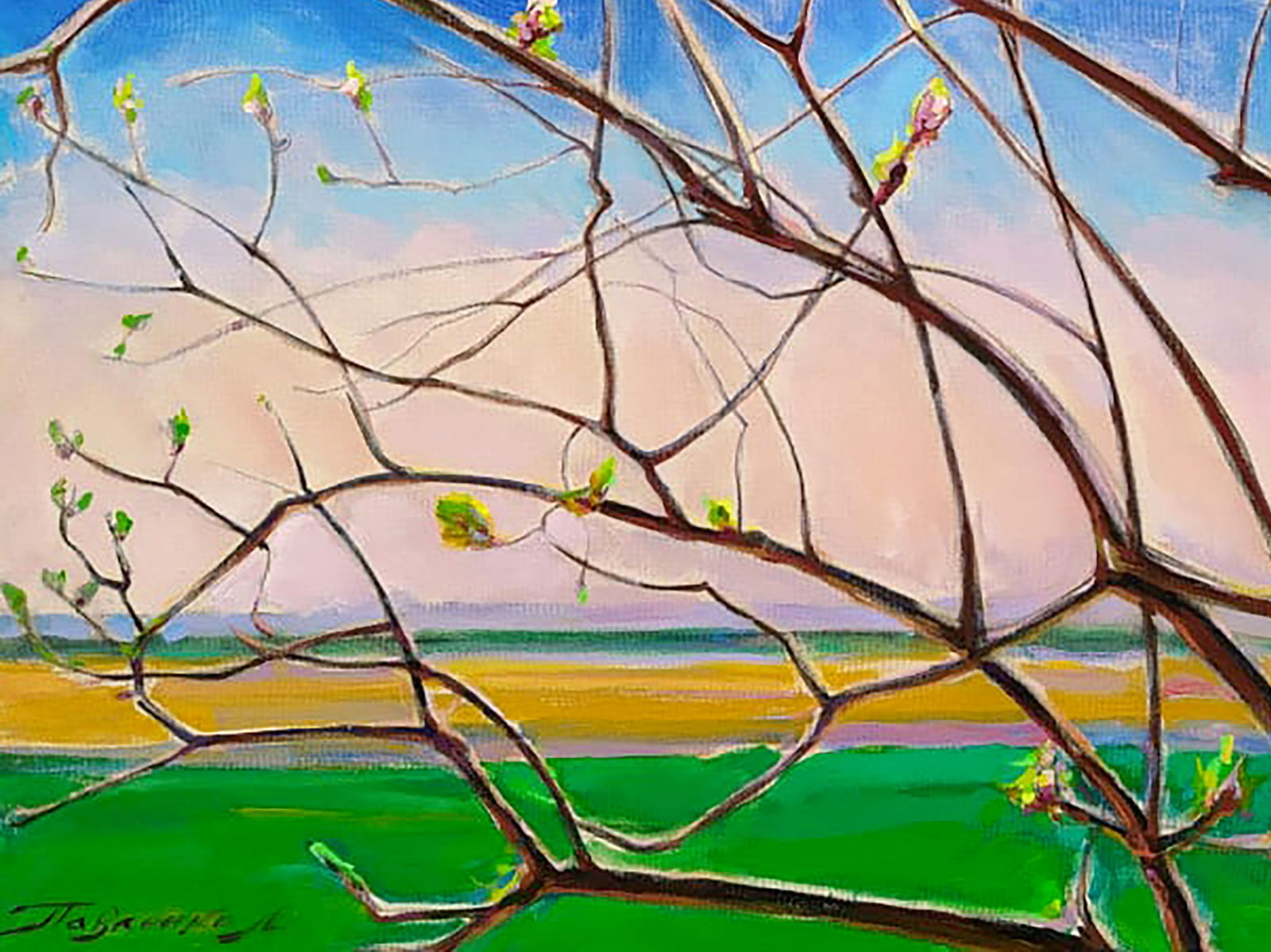 Oil painting Spring Leonid Pavlenko - 4