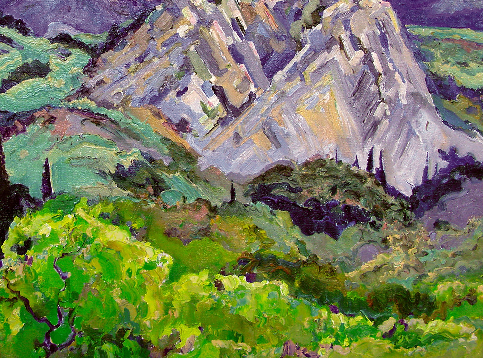 Oil painting Spring in the mountains Leonid Pavlenko - 5