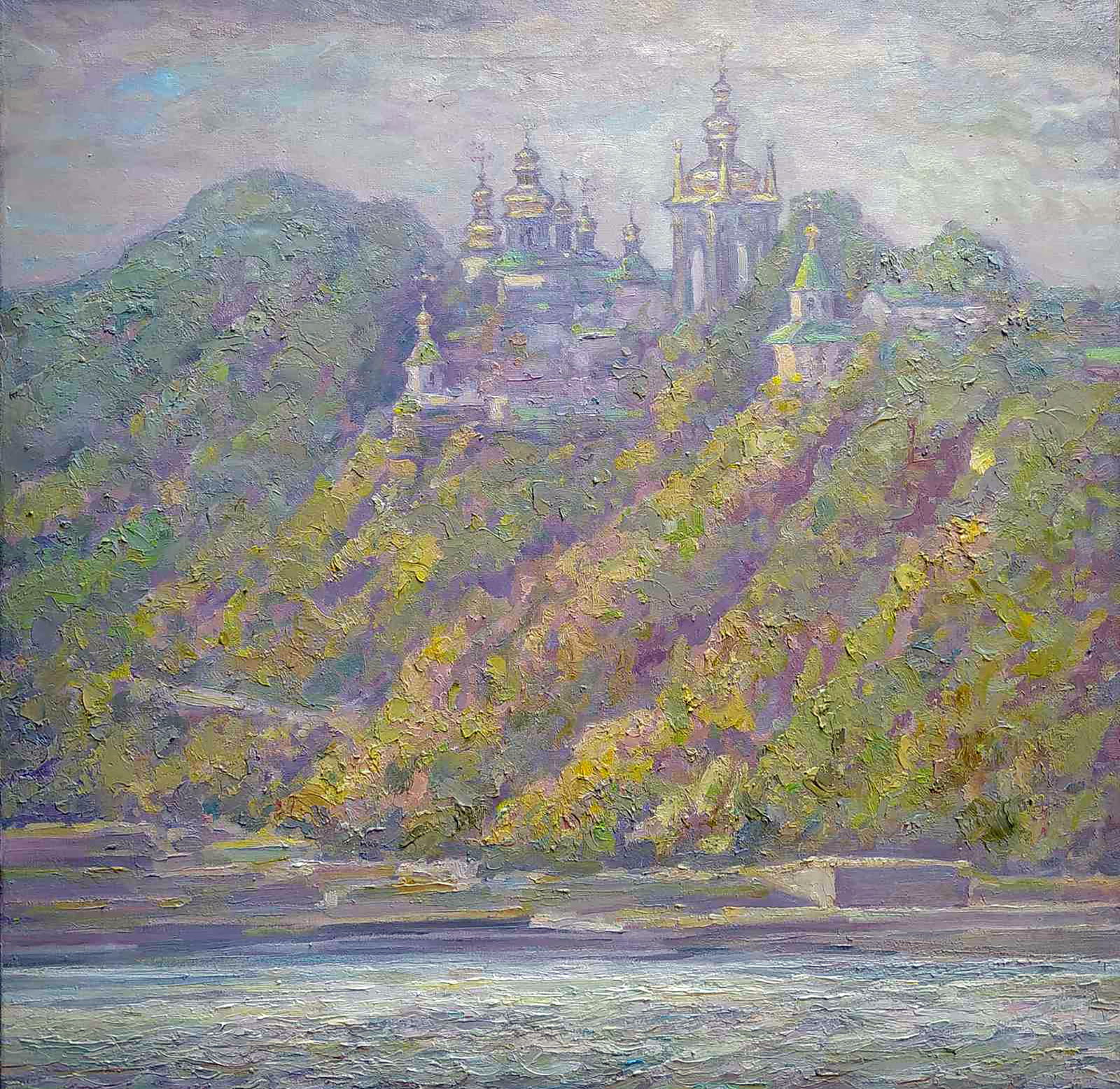 Oil painting View of the Lavra Leonid Pavlenko (1 of 5)