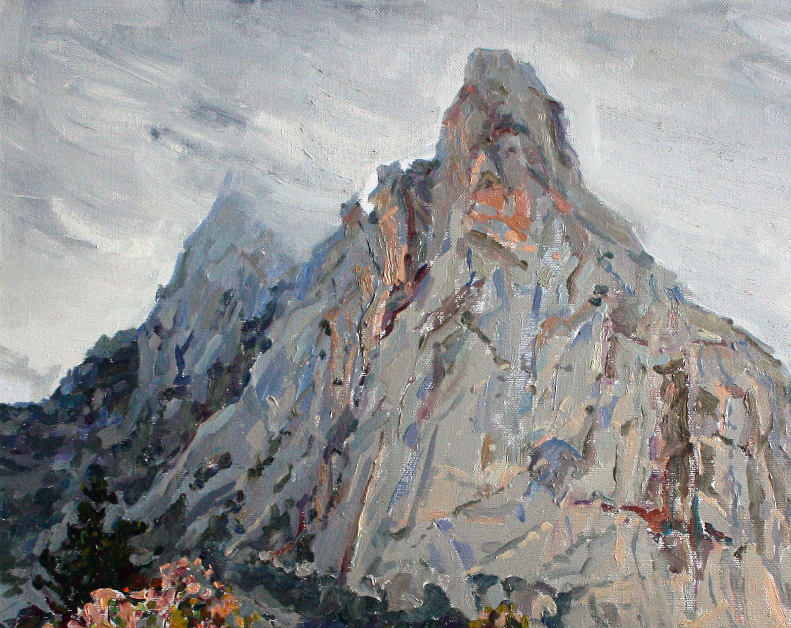 Oil painting Rocky mountain Leonid Pavlenko - 2