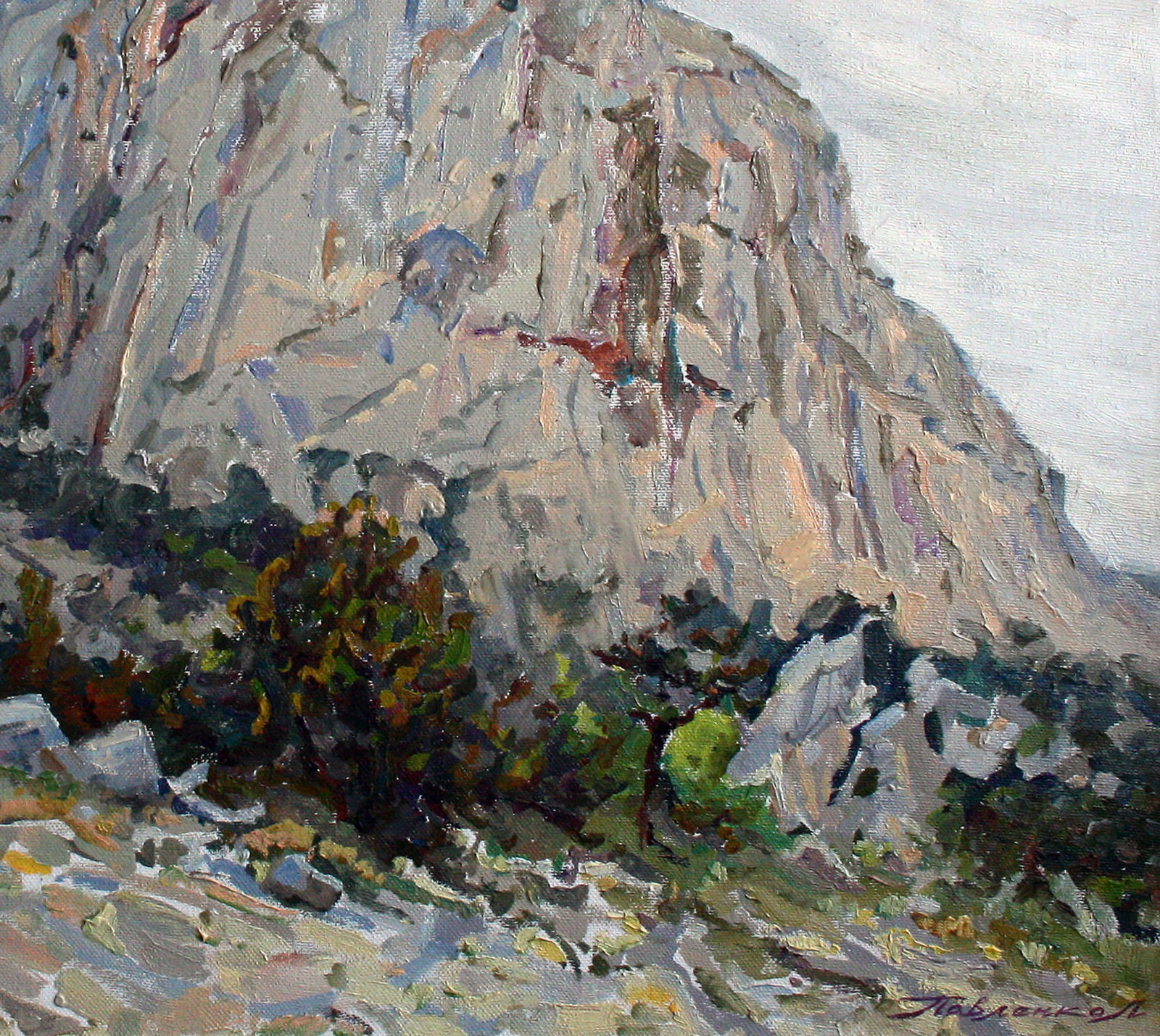 Oil painting Rocky mountain Leonid Pavlenko - 5