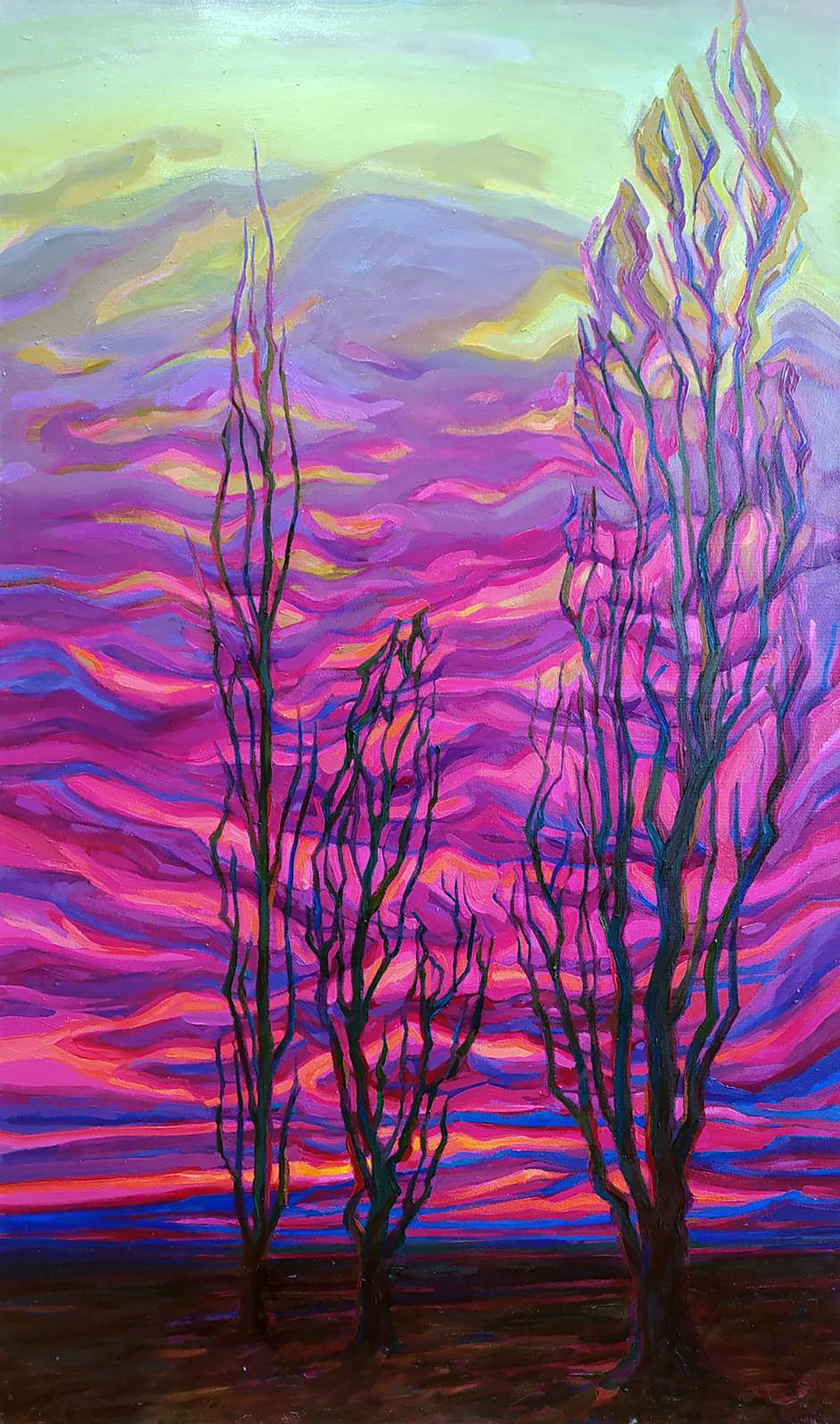 Oil painting Glow Leonid Pavlenko: Title: Oil painting Glow Leonid Pavlenko Description: 33PAVL Painter: Leonid Pavlenko Size: 100x60 cm/39.37x23.62 inches Components: oil, canvas Original painting CONDITION: excellent ARTIST: Born on