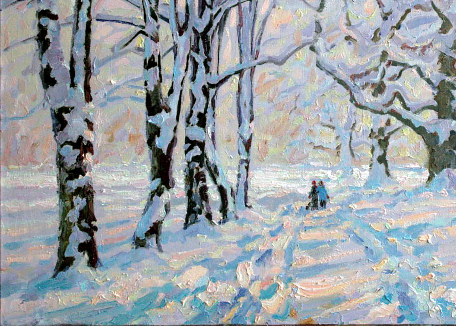 Oil painting Winter's Tale Leonid Pavlenko - 4