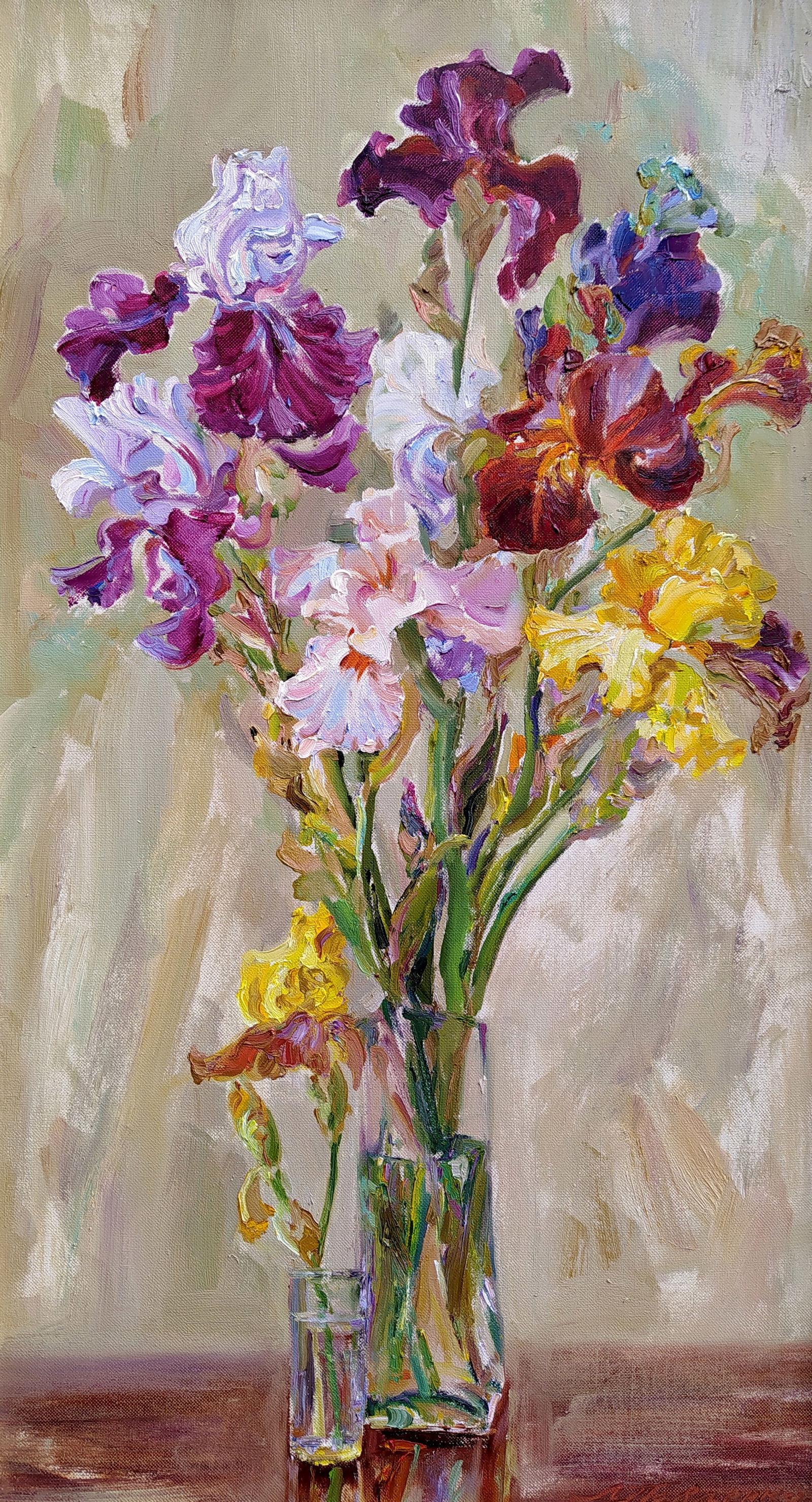 Oil painting From past Leonid Pavlenko: Title: Oil painting From past Leonid Pavlenko Description: 40PAVL Painter: Leonid Pavlenko Size: 90x50 cm/35.43x19.68 inches Components: oil, canvas Original painting CONDITION: excellent ARTIST: Born