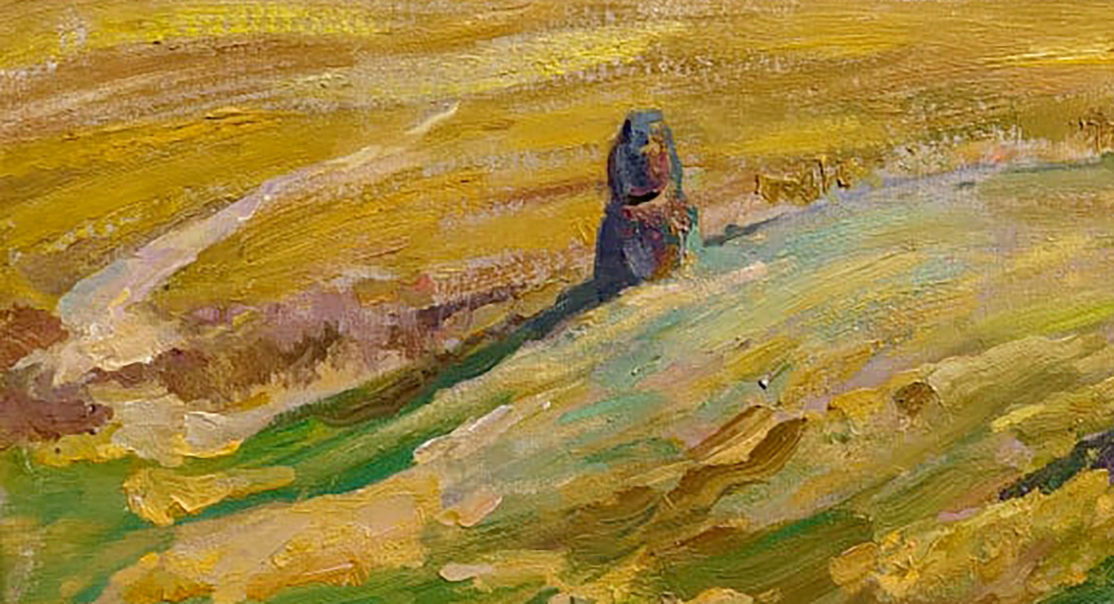 Oil painting Stone grave Leonid Pavlenko - 4