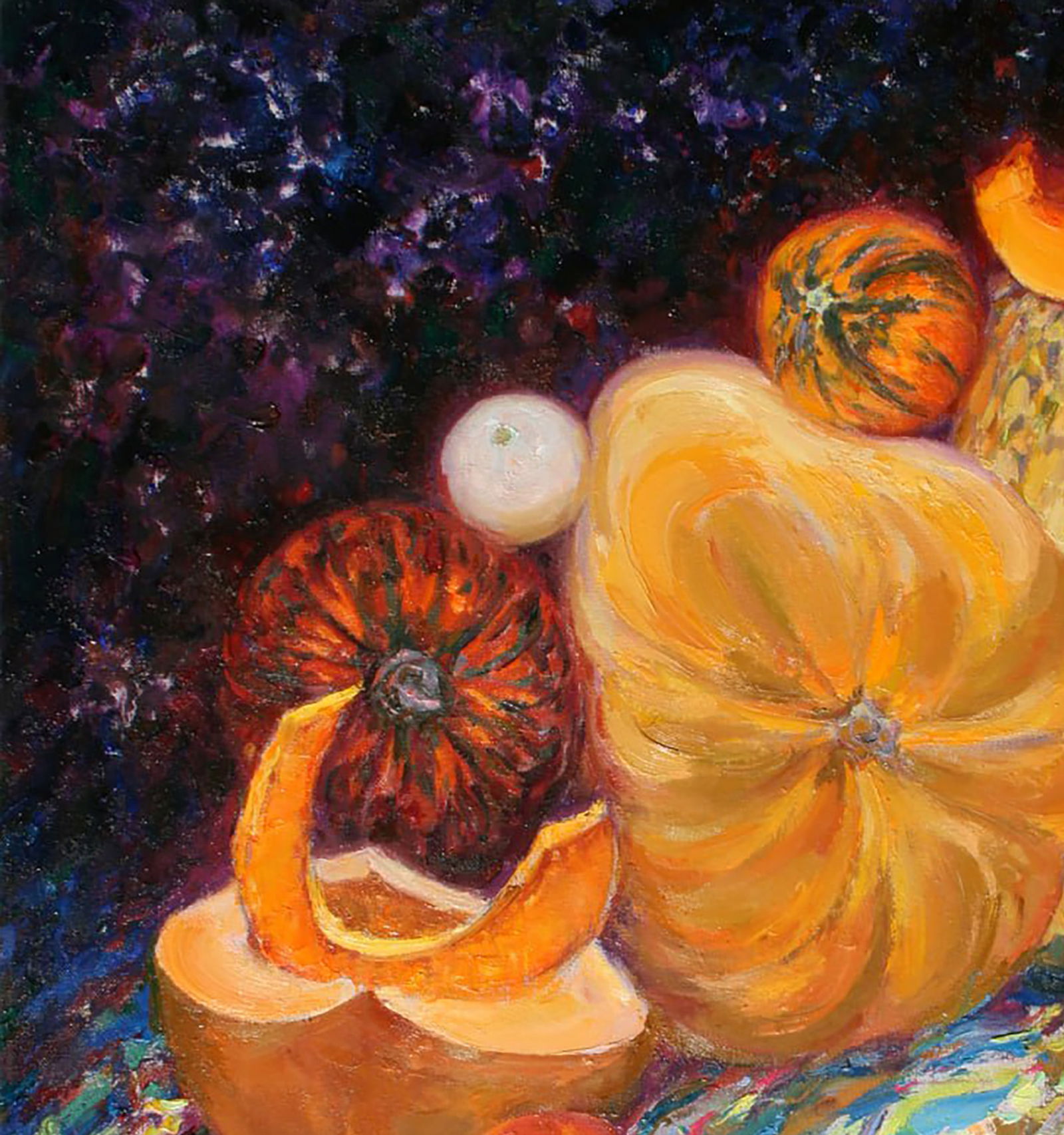 Oil painting The moon has risen Leonid Pavlenko - 2