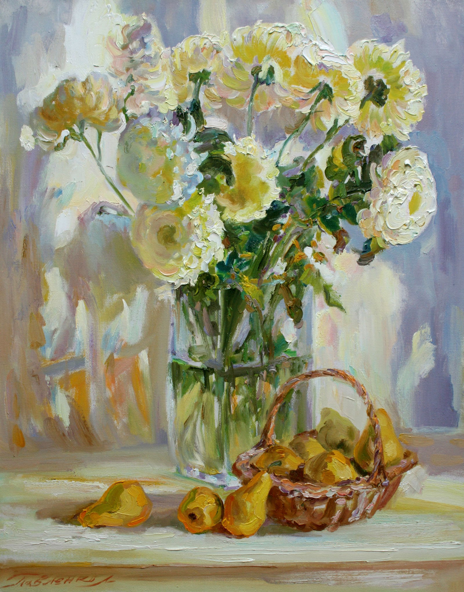 Oil painting Autumn sun Leonid Pavlenko: Title: Oil painting Autumn sun Leonid Pavlenko Description: 58PAVL Painter: Leonid Pavlenko Size: 75x60 cm/29.52x23.62 inches Components: oil, canvas Original painting CONDITION: excellent ARTIST: Bor