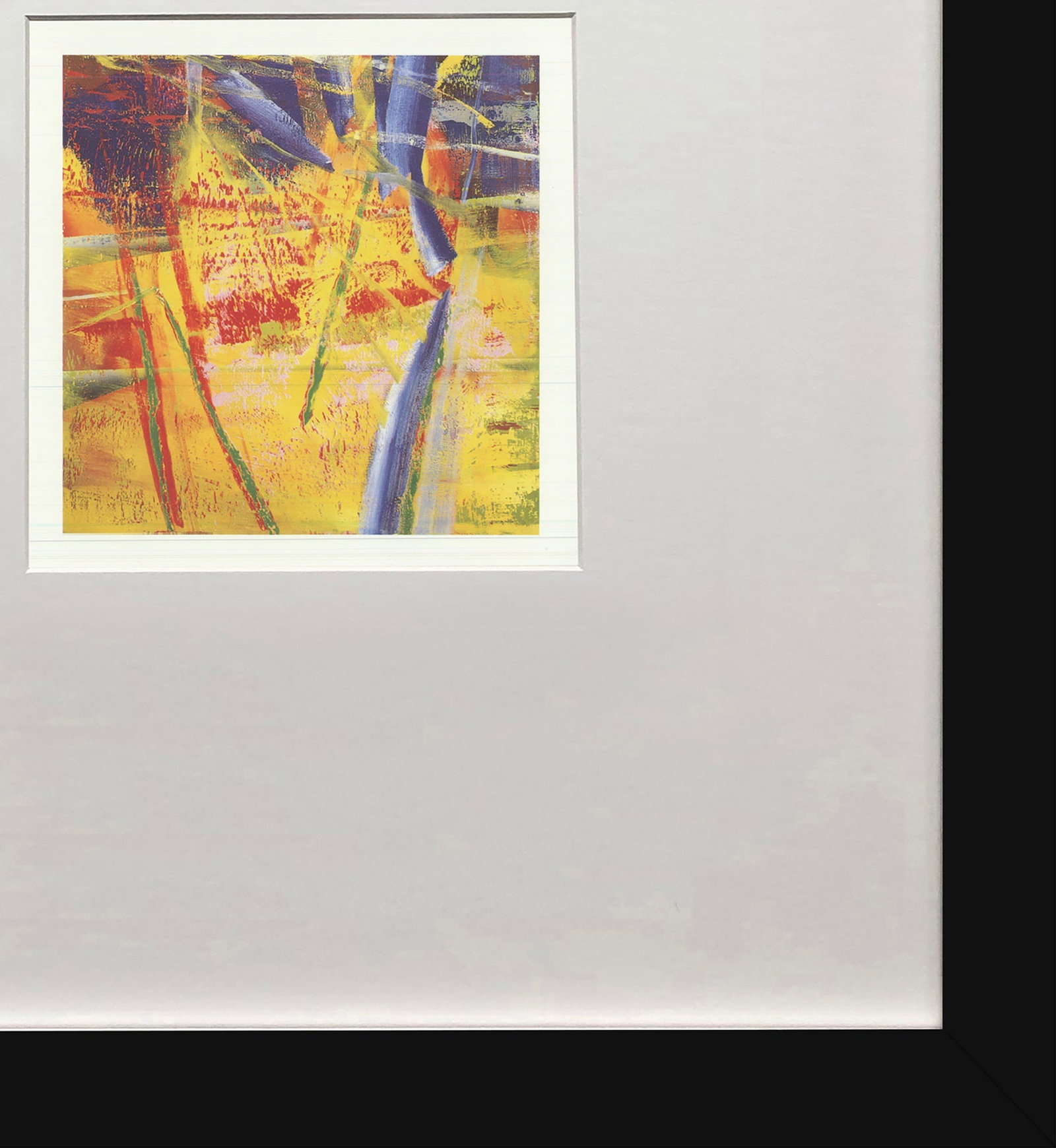 Gerhard Richter - Abstraktes Bild Nr. 525 - 1995 Offset Lithograph 6.5" x 4.75" - 4