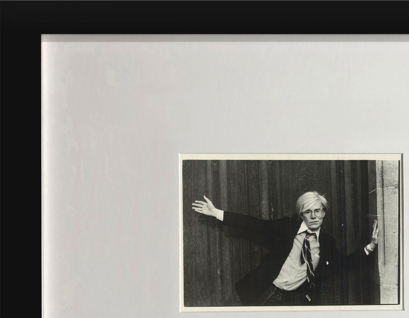 Christopher Makos - Andy Warhol, 1981 - 1988 Offset Lithograph 4.25" x 6" - 3