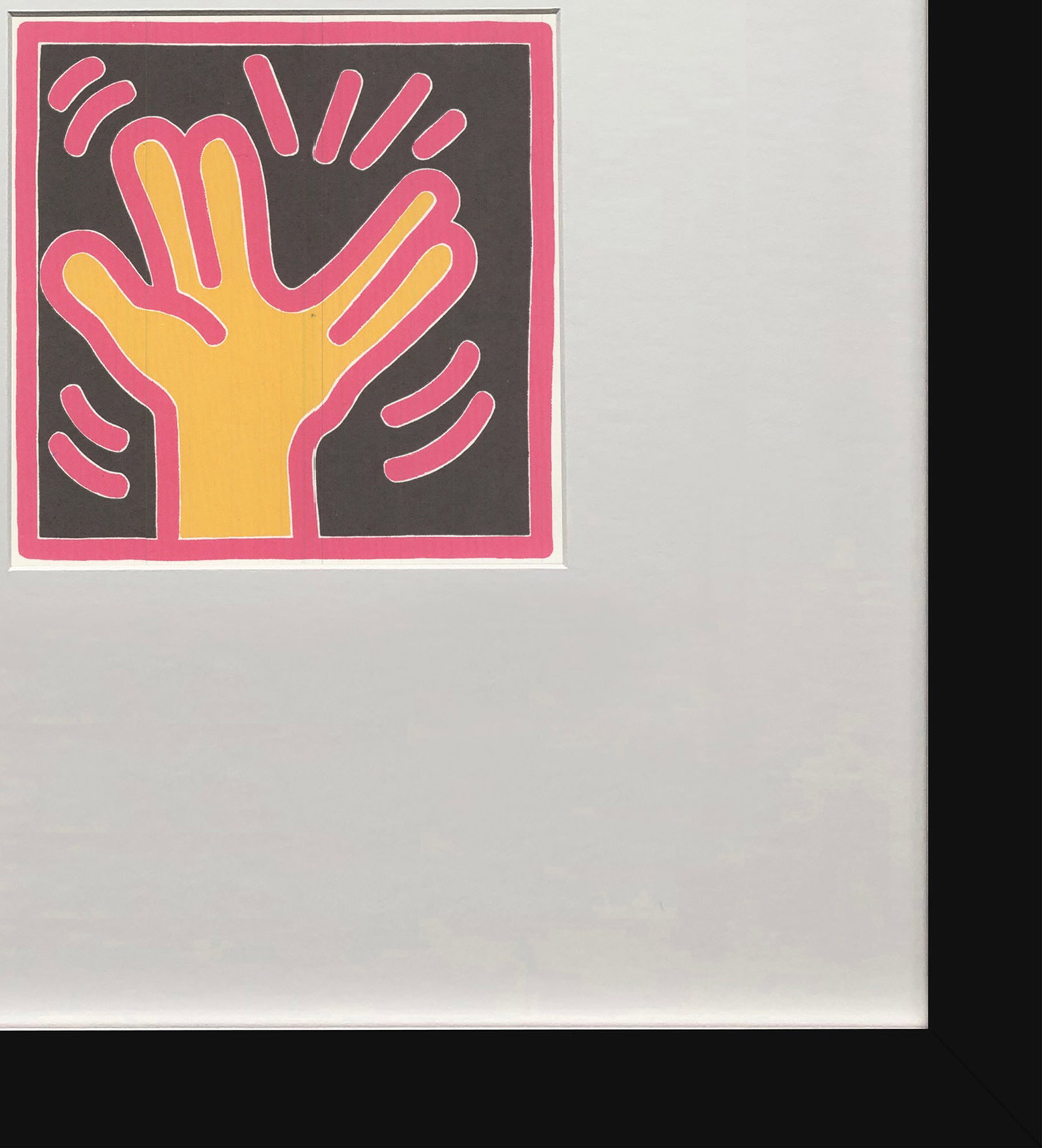 Keith Haring - Avril - 1990 Offset Lithograph 6" x 4.25" - 4