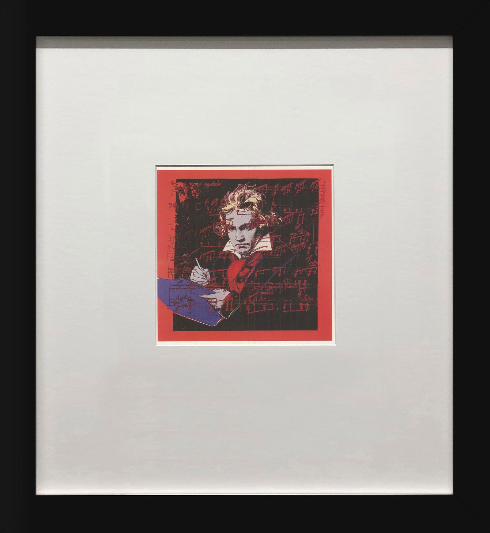 Andy Warhol - Beethoven- Blue Book - Offset Lithograph 6" x 4.25" (1 of 4)