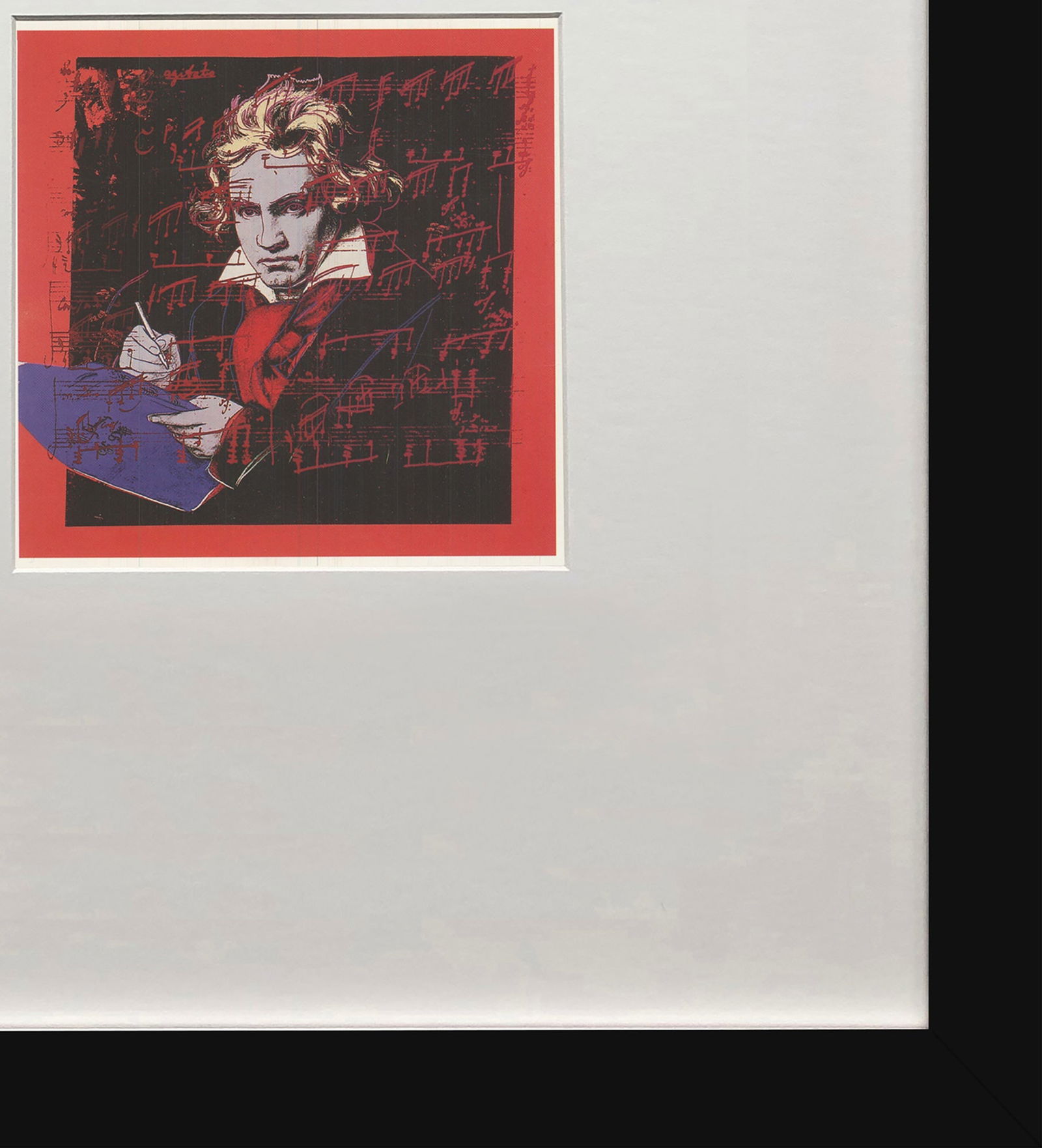 Andy Warhol - Beethoven- Blue Book - Offset Lithograph 6" x 4.25" - 4