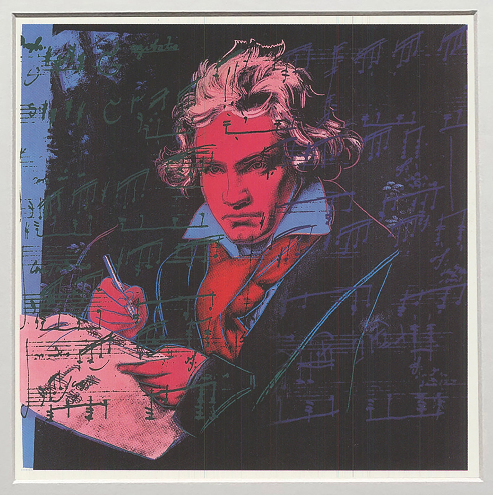 Andy Warhol - Beethoven- Pink Book - 1992 Offset Lithograph 6" x 4.25" - 2