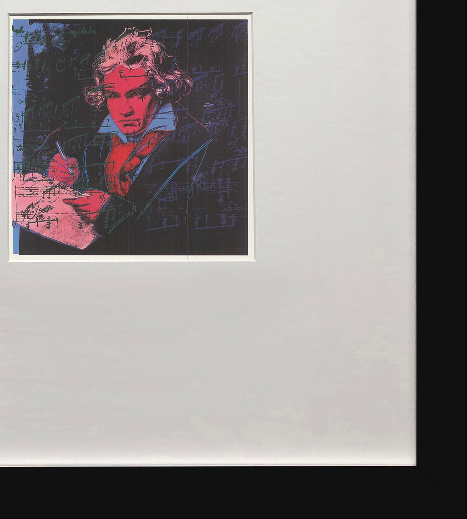 Andy Warhol - Beethoven- Pink Book - 1992 Offset Lithograph 6" x 4.25" - 4