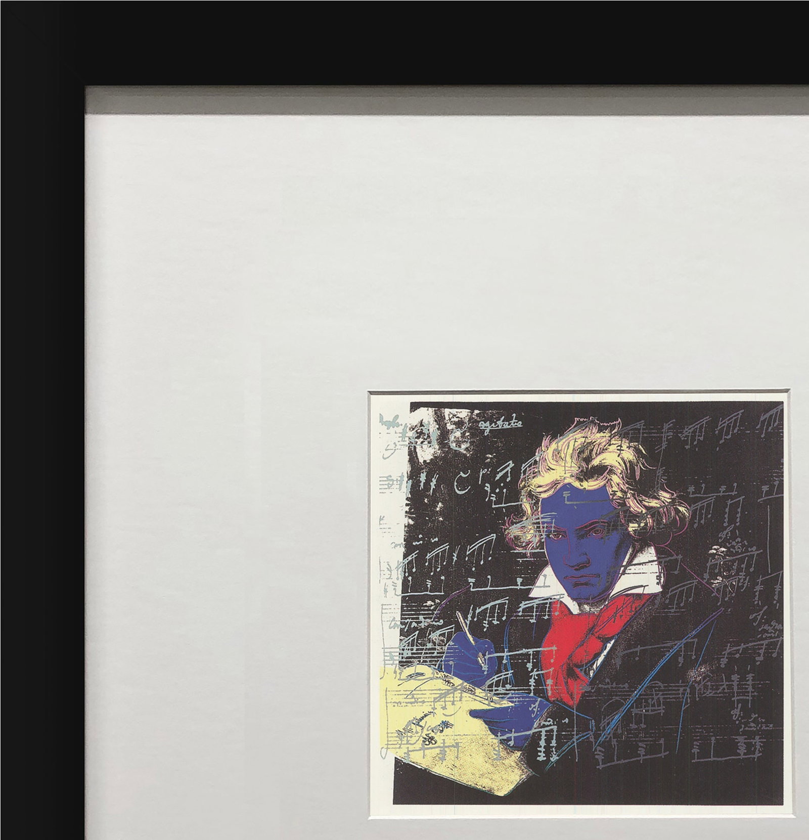 Andy Warhol - Beethoven- Yellow Book - 1992 Offset Lithograph 6" x 4.25" - 3