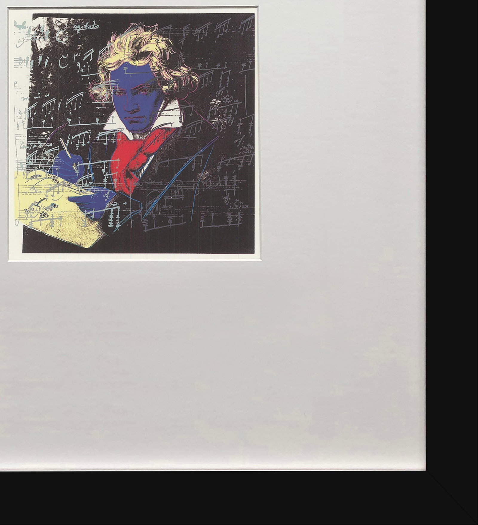 Andy Warhol - Beethoven- Yellow Book - 1992 Offset Lithograph 6" x 4.25" - 4