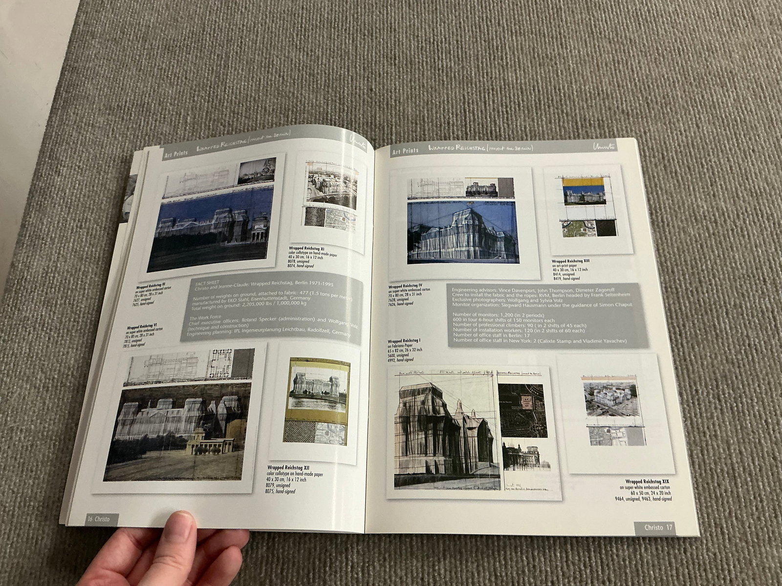 Catalogue Raisonne - 1995 Book 12" x 8.25" - 4