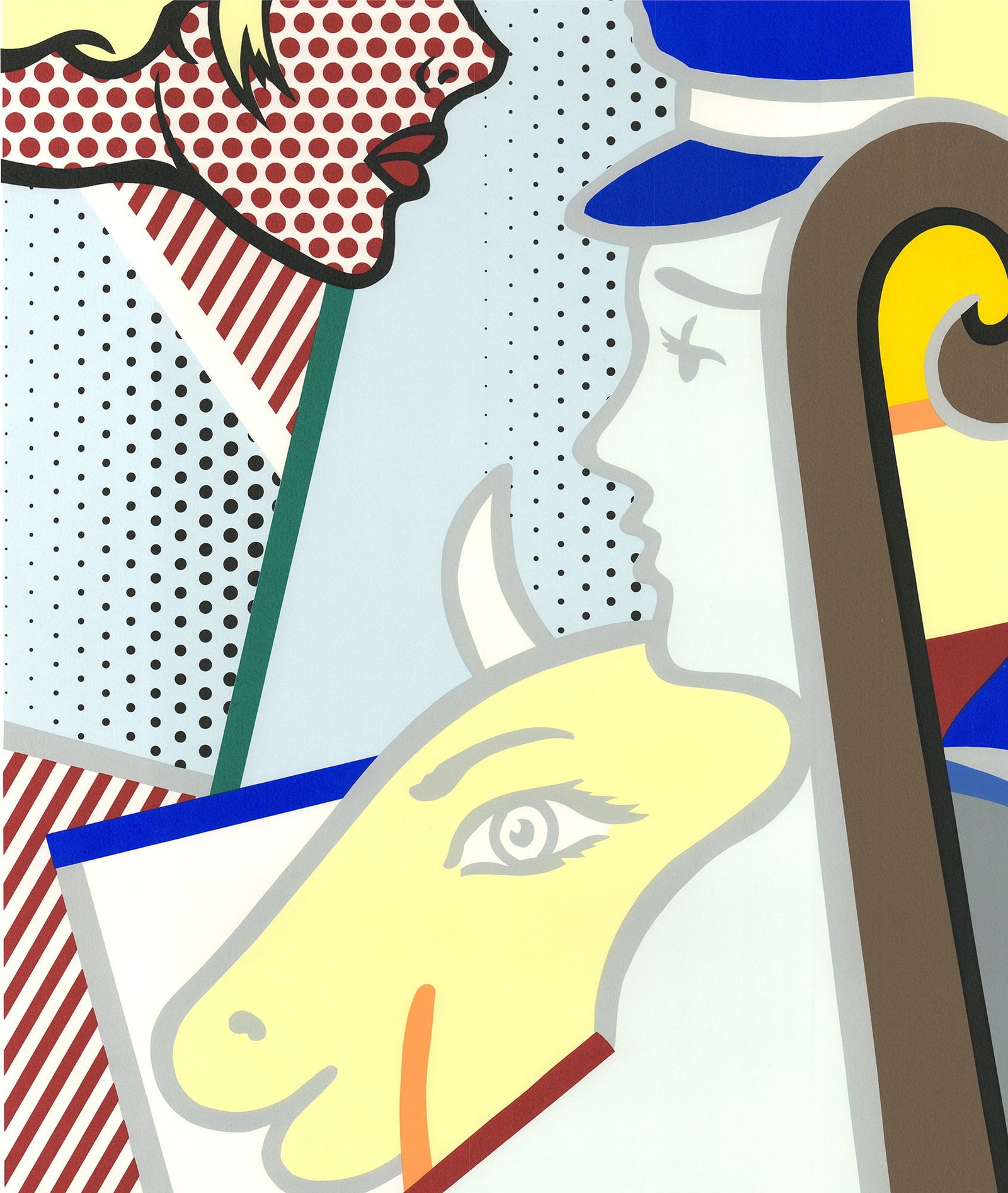 Roy Lichtenstein - Cubist Cello - 1997 Serigraph 51" x 39.5" - 3