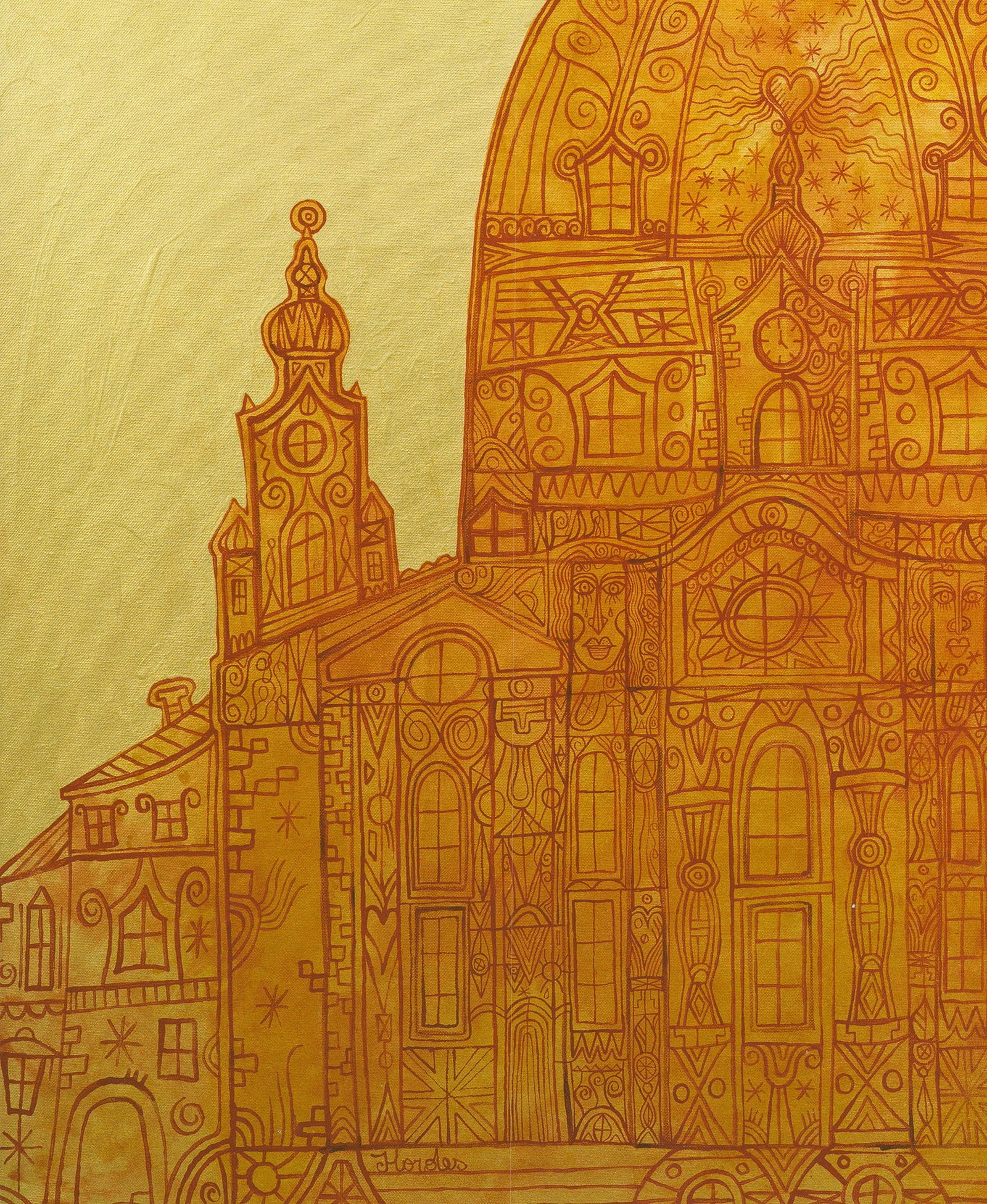 Horst Kordes - Dreamland IV - 2007 Offset Lithograph 20.75" x 17.25" - 2