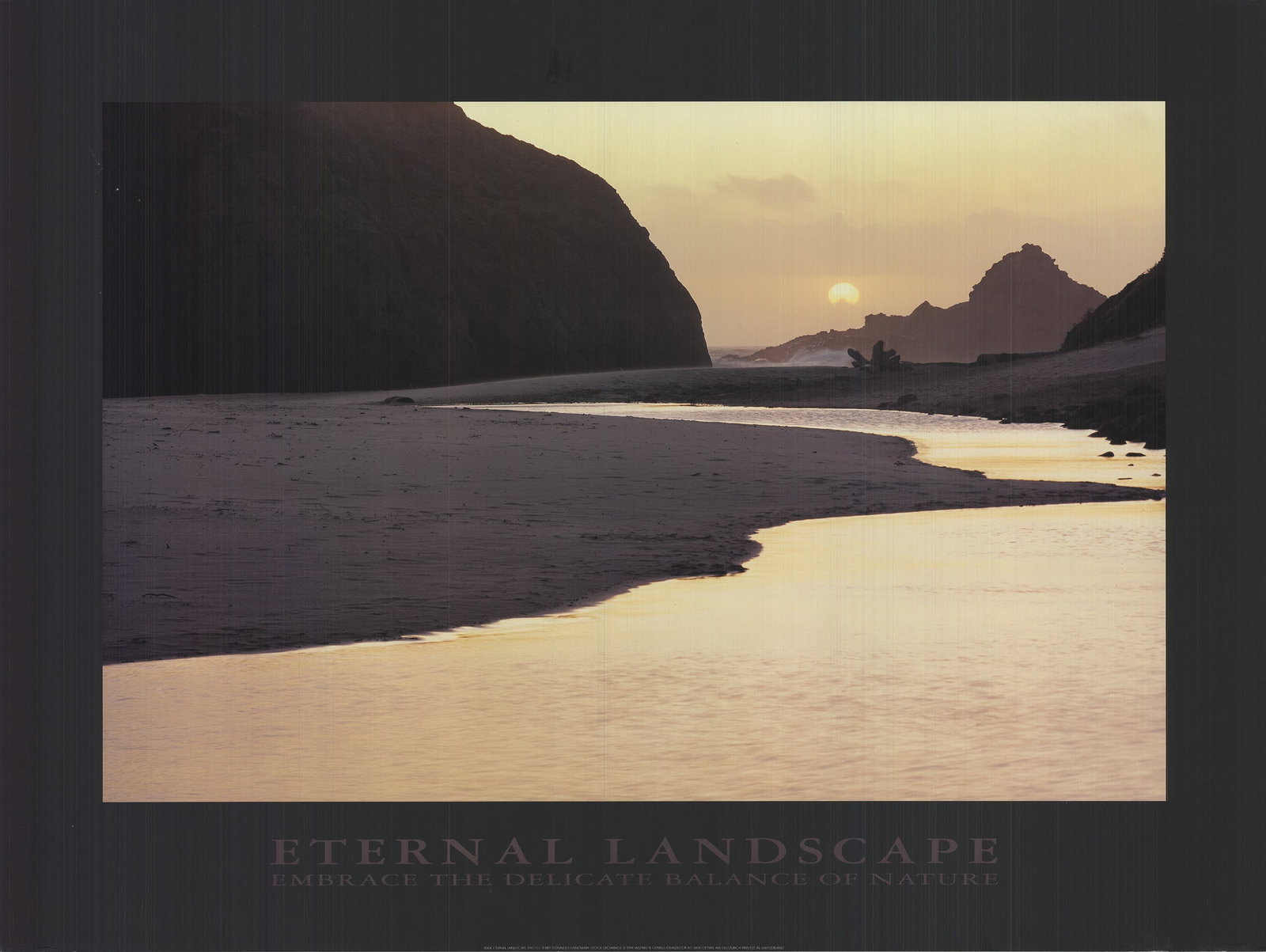 Terry Donnelly - Eternal Landscape - 1994 Offset Lithograph 23.75" x 31.5": Title: Terry Donnelly - Eternal Landscape - 1994 Offset Lithograph 23.75" x 31.5" Description: "Eternal Landscape" by Terry Donnelly, 1994 Unsigned Offset Lithograph. Paper size is 23.75 x 31.5 inches
