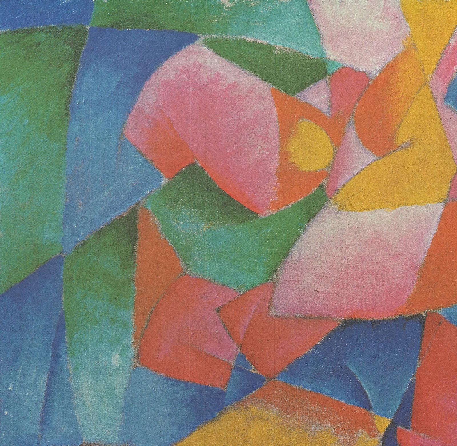 Morton Livingston Schamberg - Figure B (Geometrical Pattern) - Offset Lithograph 39" x 25" - 3