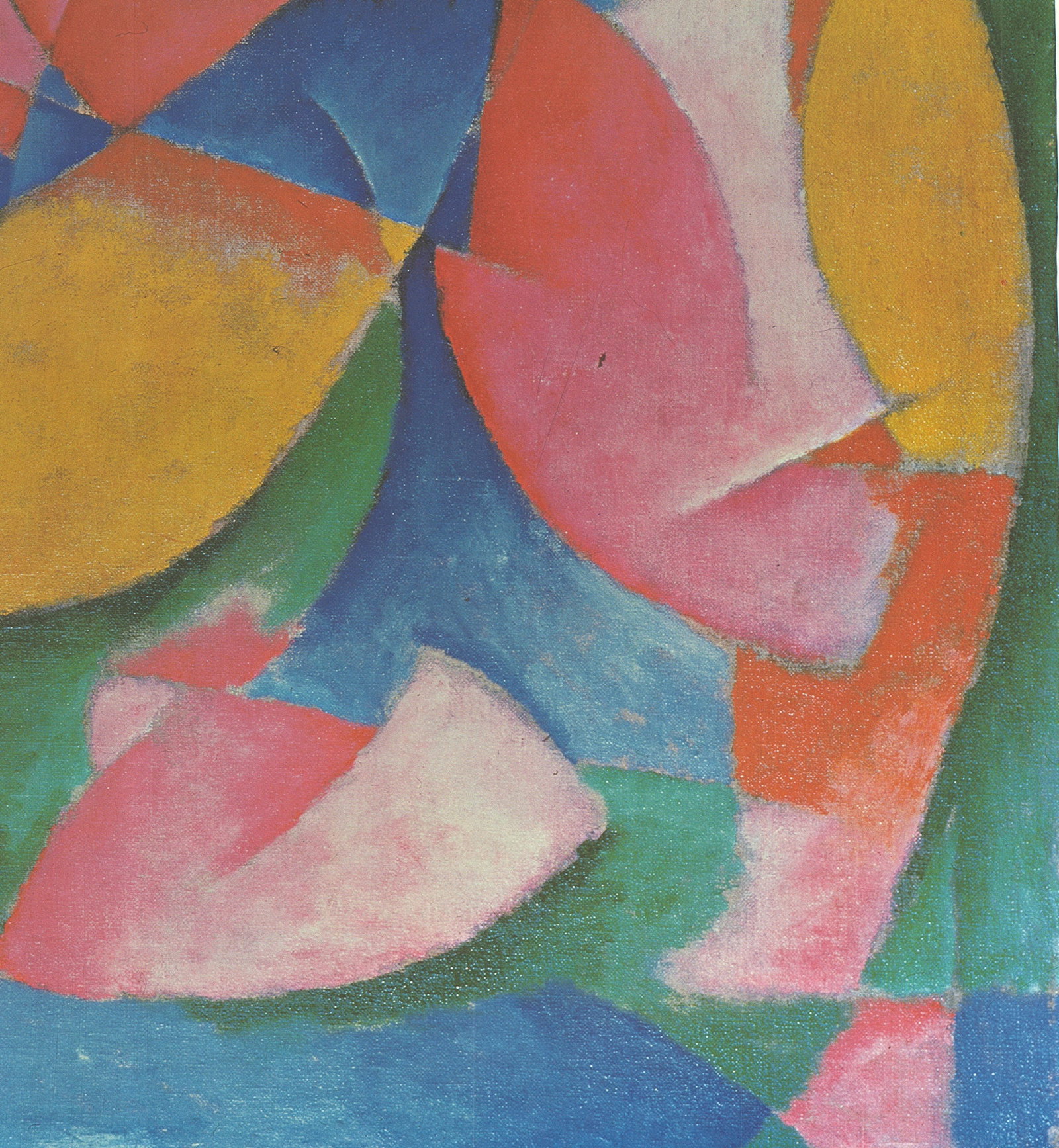 Morton Livingston Schamberg - Figure B (Geometrical Pattern) - Offset Lithograph 39" x 25" - 4