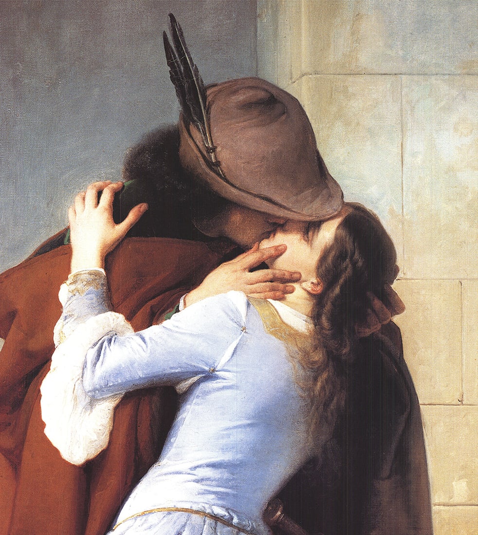 Francesco Hayez - Il Bacio/The Kiss - Offset Lithograph 50.5" x 36.5" - 4
