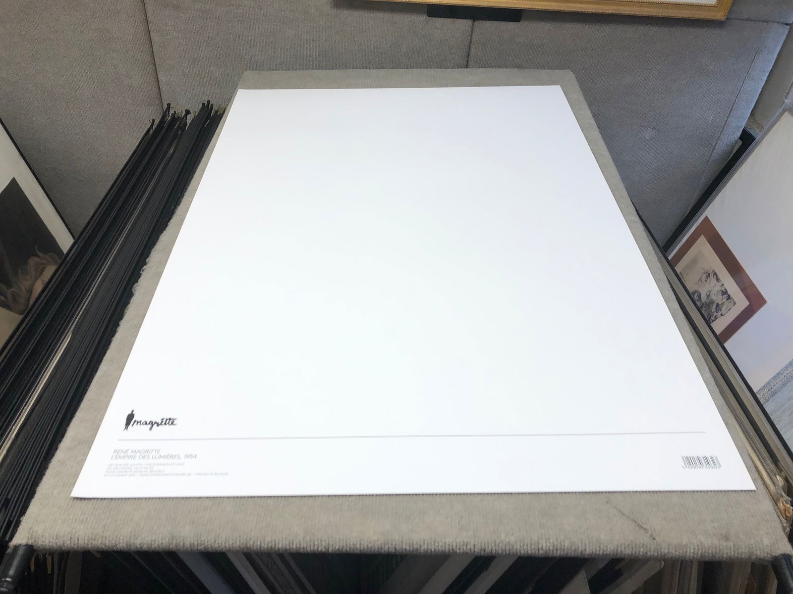 Rene Magritte - L'Empire des Lumieres - 2019 Offset Lithograph 39.25" x 27.5" - 7