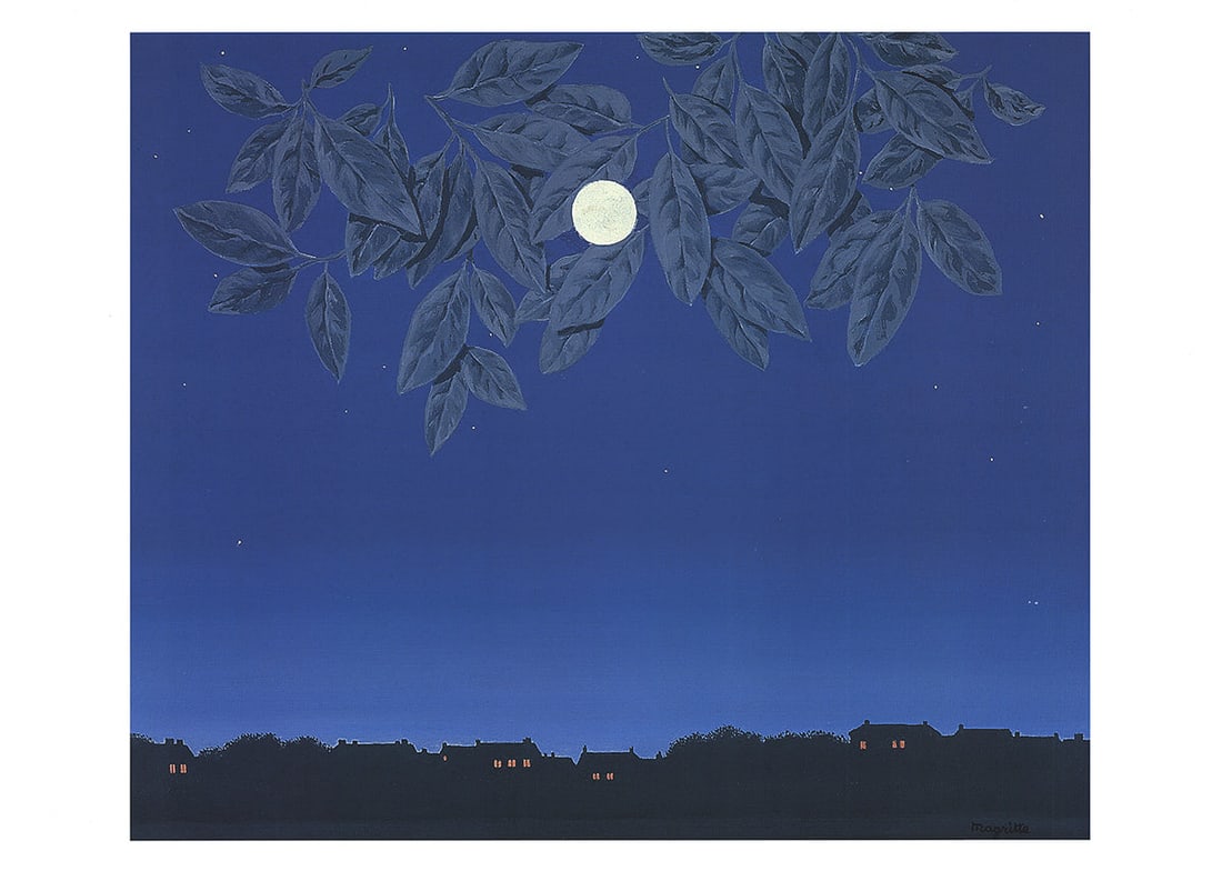 Rene Magritte - La Page Blanche (with border) - 2014 Offset Lithograph 19.75" x 27.5" (1 of 1)