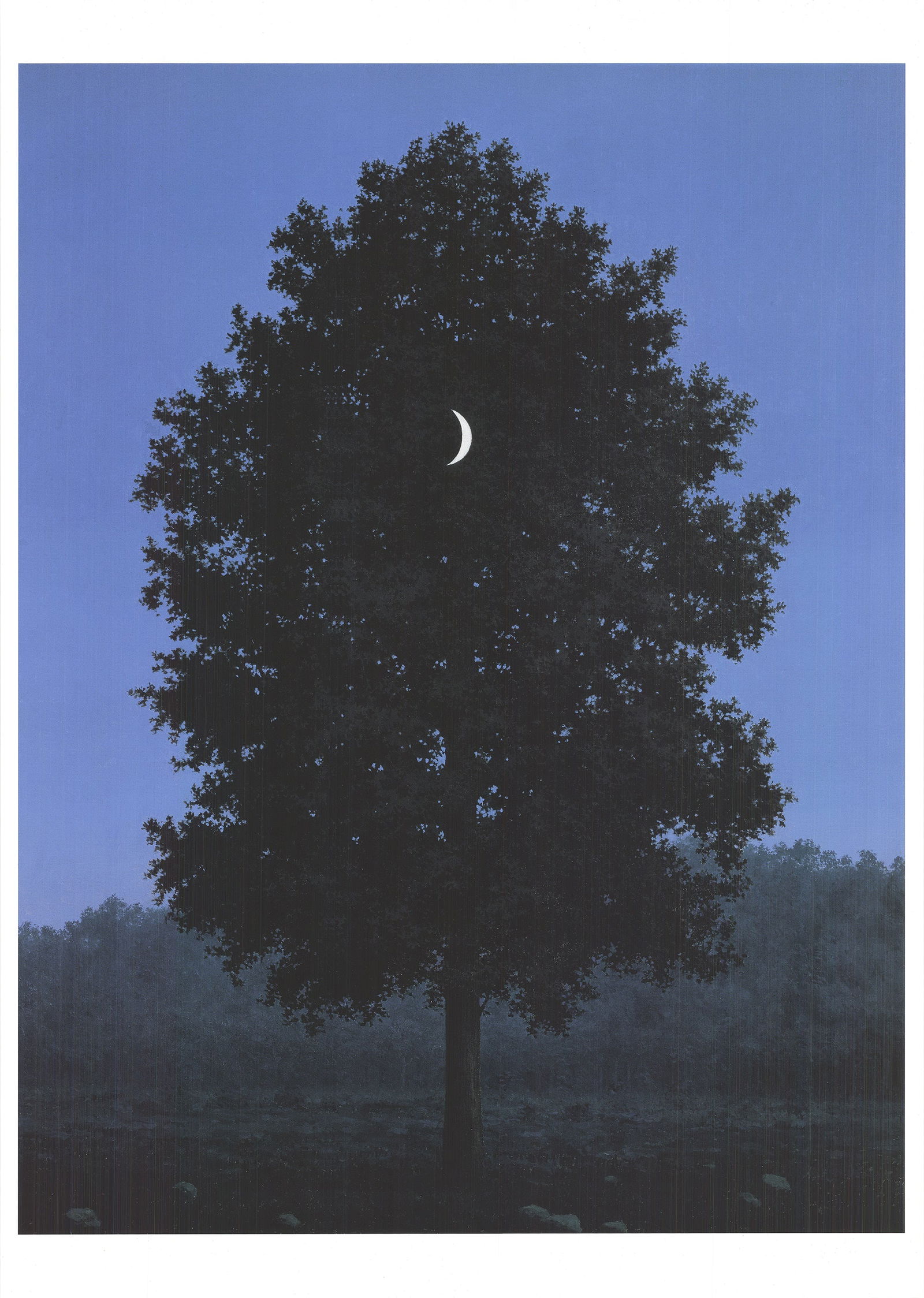 Rene Magritte - Le Seize Septembre with border - 2009 Offset Lithograph 27.5" x 19.75": Title: Rene Magritte - Le Seize Septembre with border - 2009 Offset Lithograph 27.5" x 19.75" Description: "Le Seize Septembre with border" by Rene Magritte, 2009 Unsigned Offset Lithograph. Paper siz