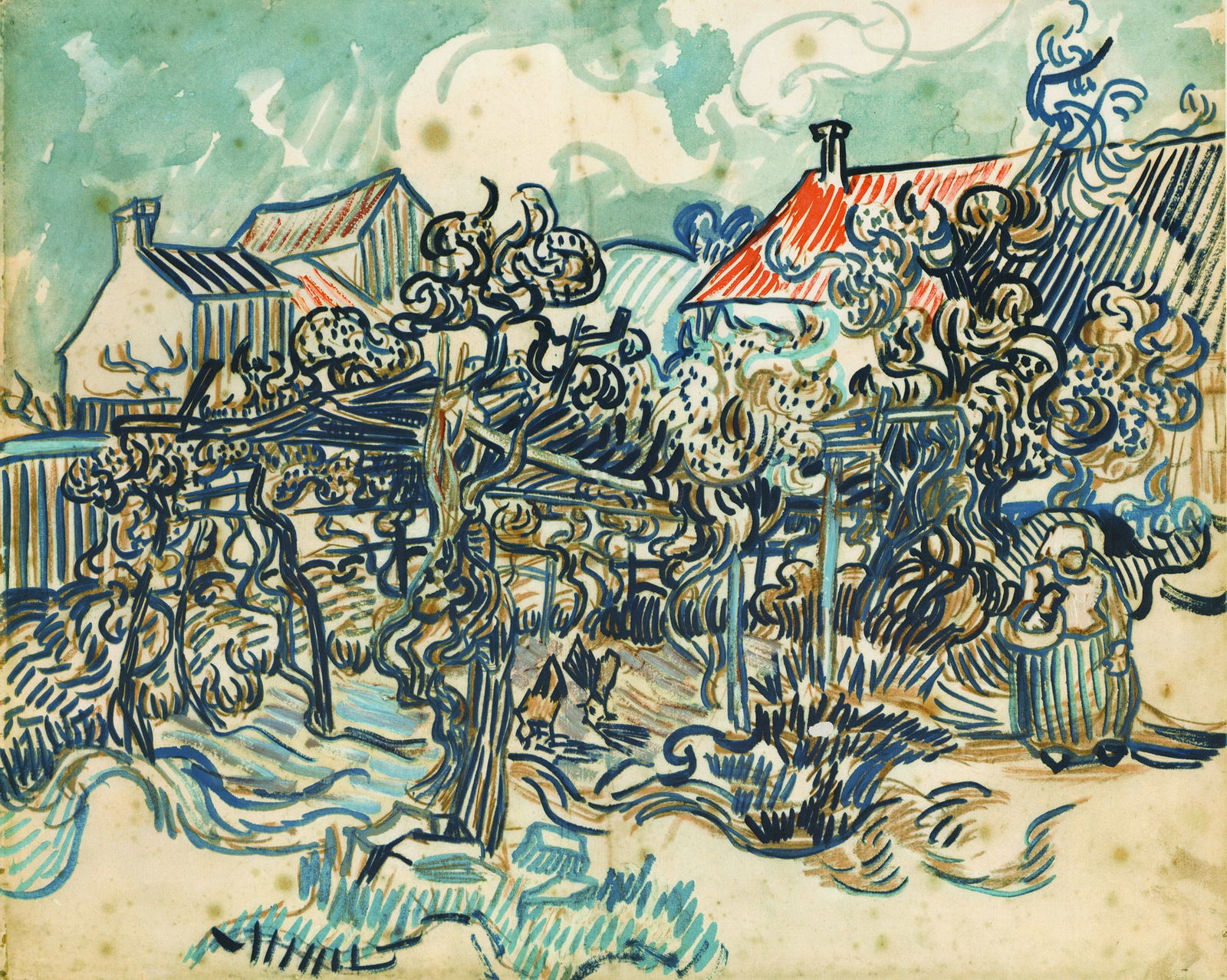 Vincent van Gogh - Louisiana - 1969 Offset Lithograph 33.25" x 24.5" - 2