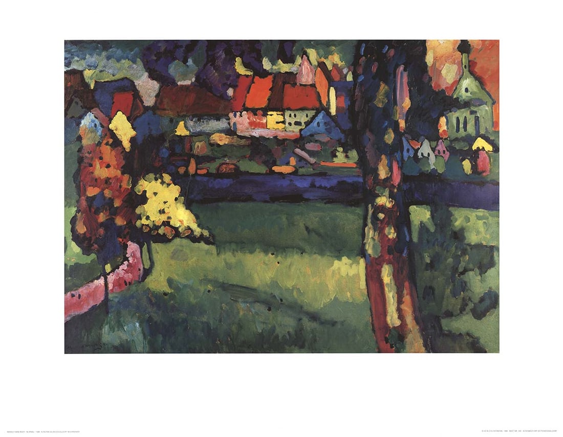 Wassily Kandinsky - Murnau - 1994 Offset Lithograph 27.5" x 35.5" (1 of 1)