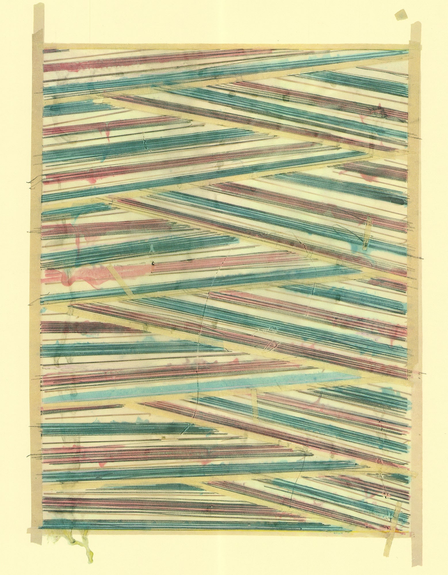 Ed Moses - New Paintings & Drawings - 1972 Offset Lithograph 29" x 21" - 2