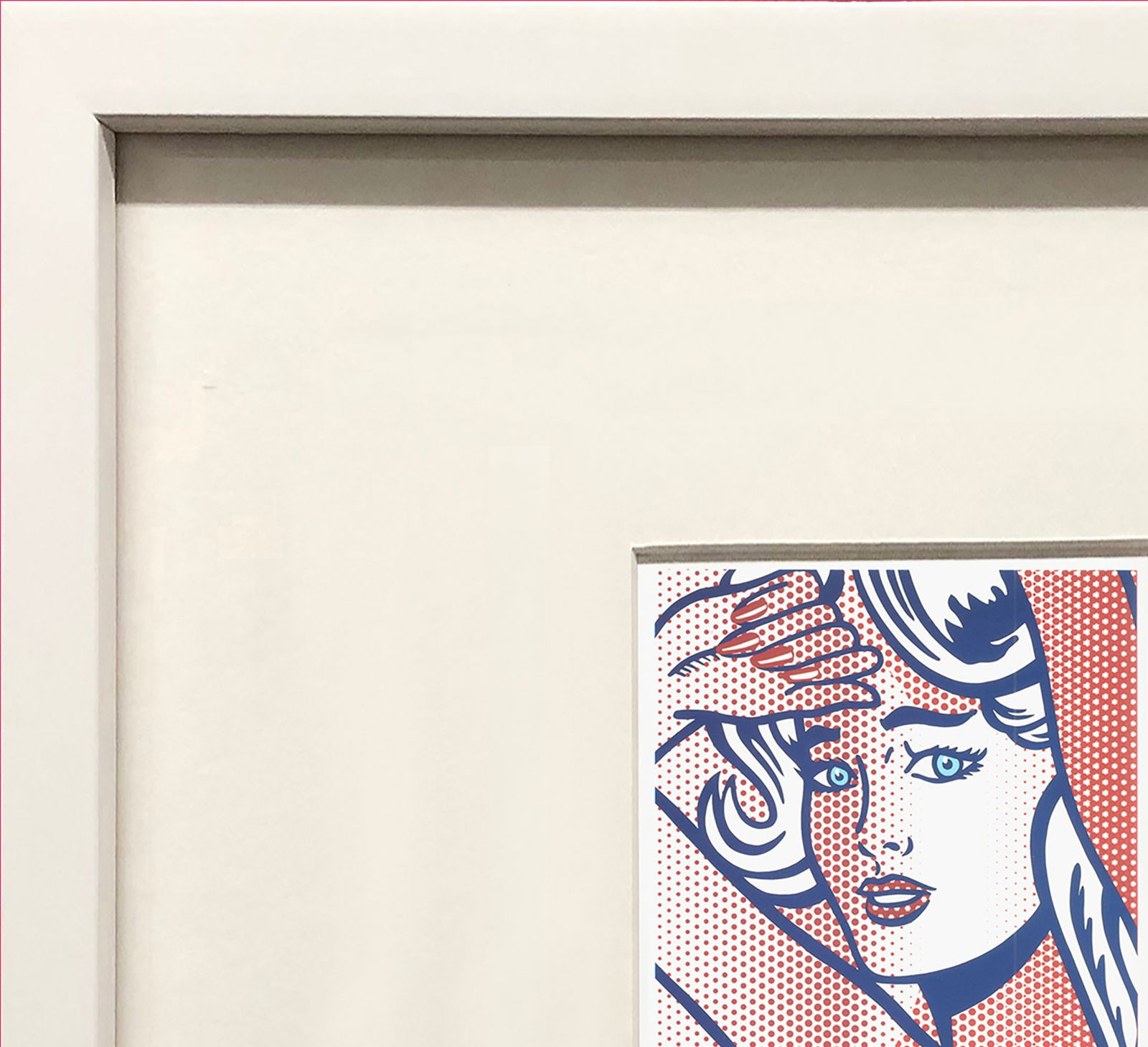 Roy Lichtenstein - Figure with Blue Hair, State 1 - 1997 Offset Lithograph 11" x 8.5" - 3