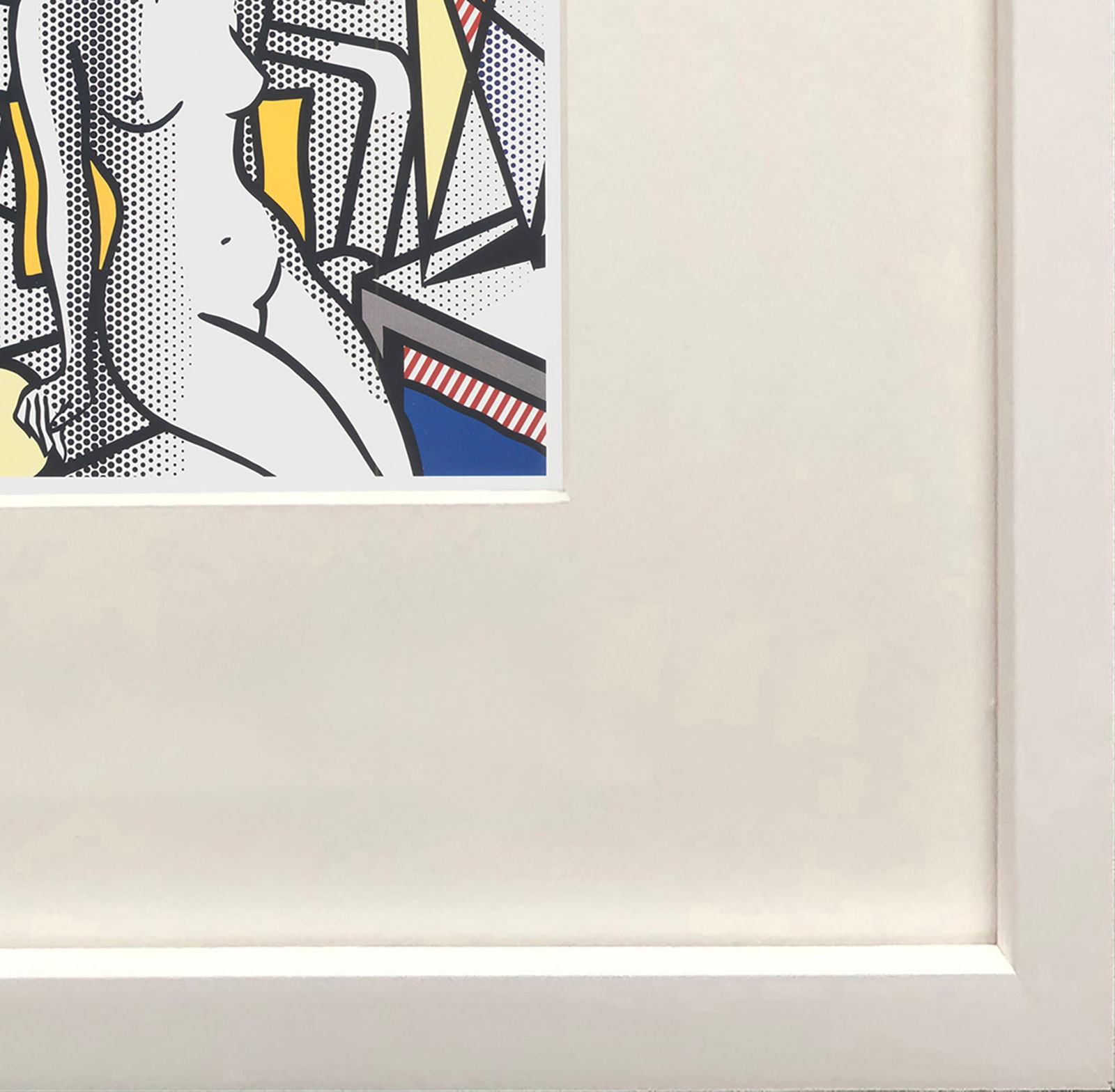 Roy Lichtenstein - Figure with Yellow Pillow - 1997 Offset Lithograph 11" x 5" - 4