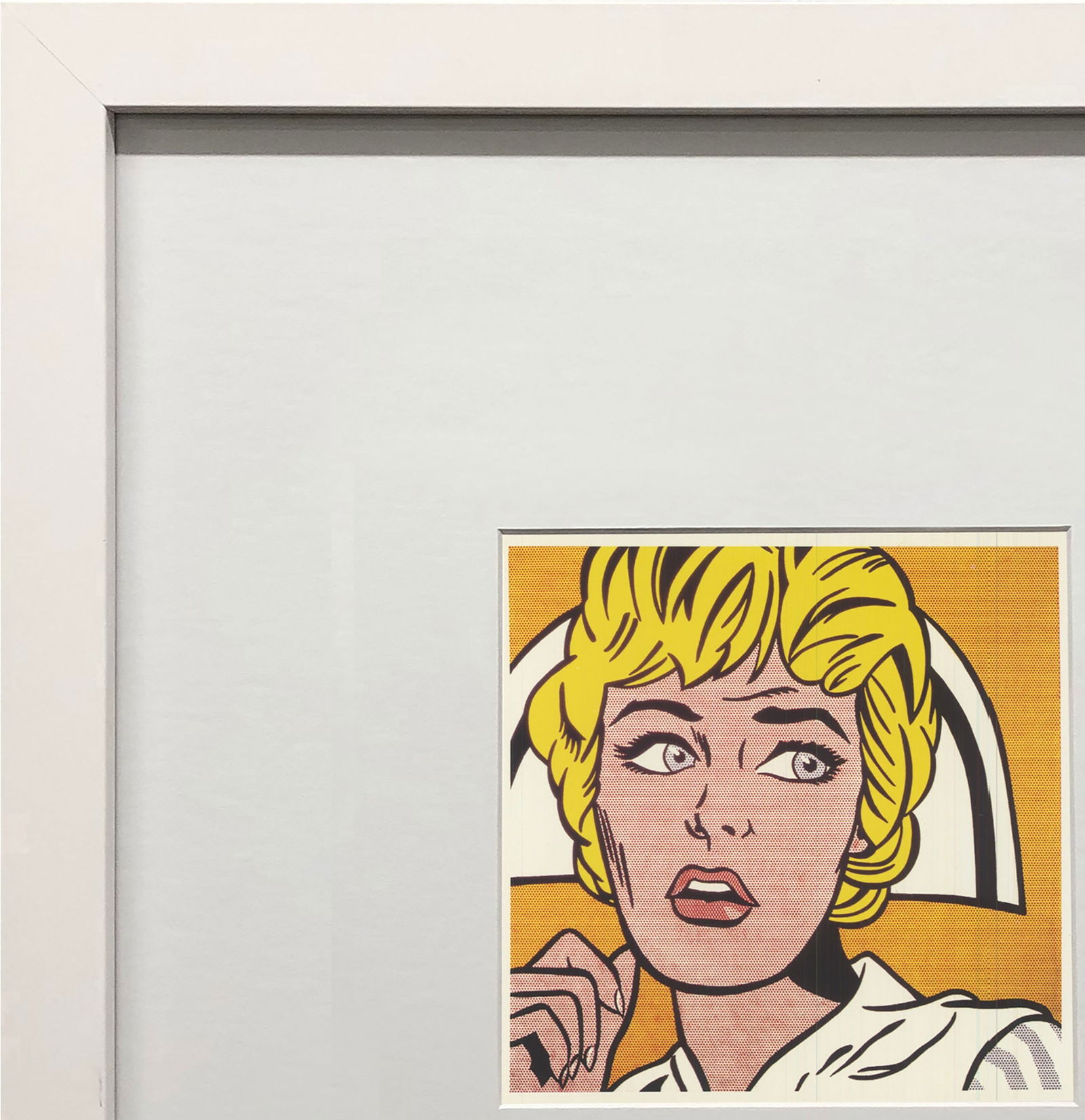 Roy Lichtenstein - Nurse - 1993 Offset Lithograph 7" x 5" - 3