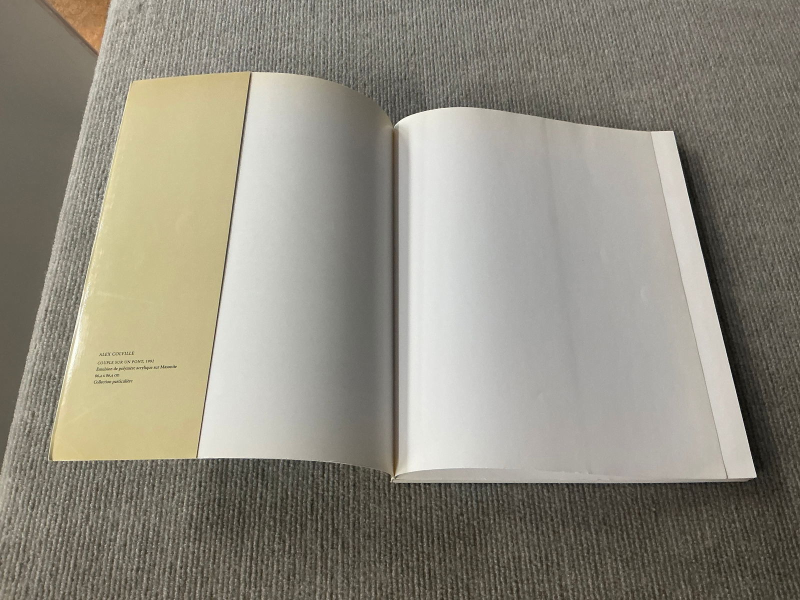 Peimtures, Estampes et Processus Creatifsg - 1994 Book 11.5" x 9.5" - 2