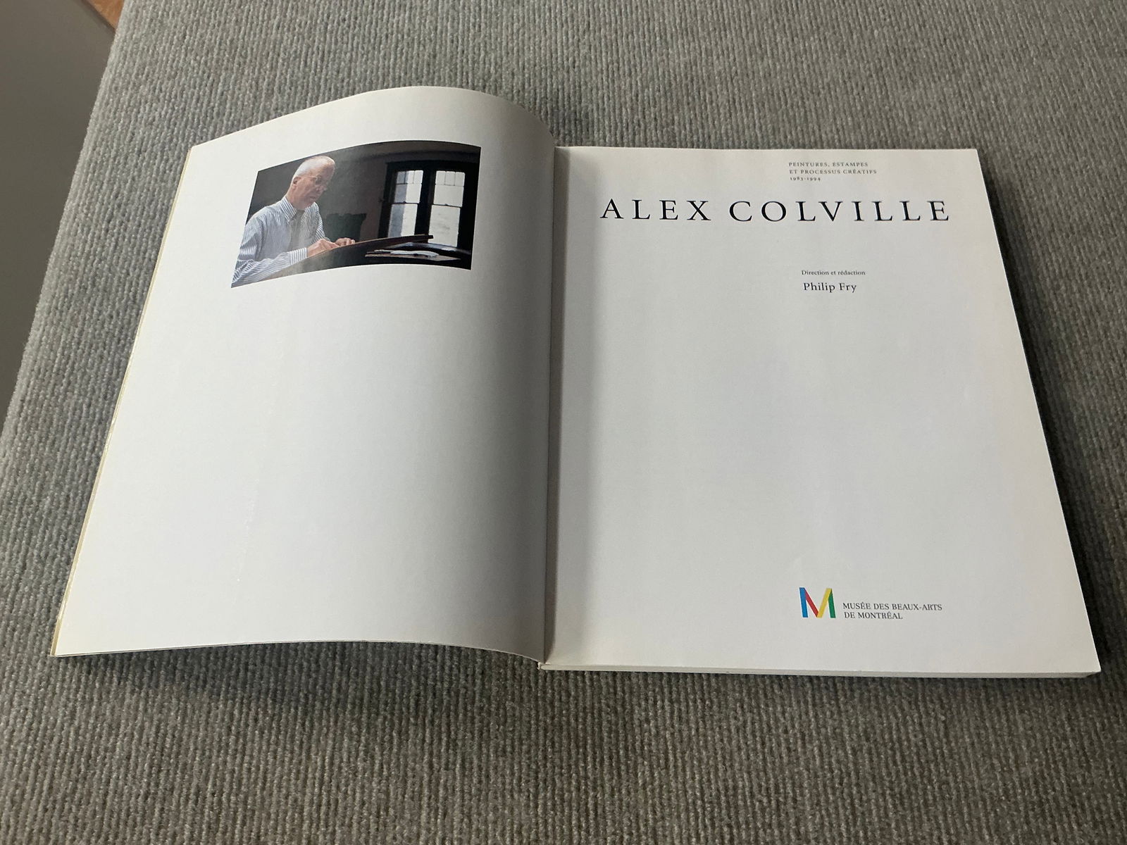 Peimtures, Estampes et Processus Creatifsg - 1994 Book 11.5" x 9.5" - 3