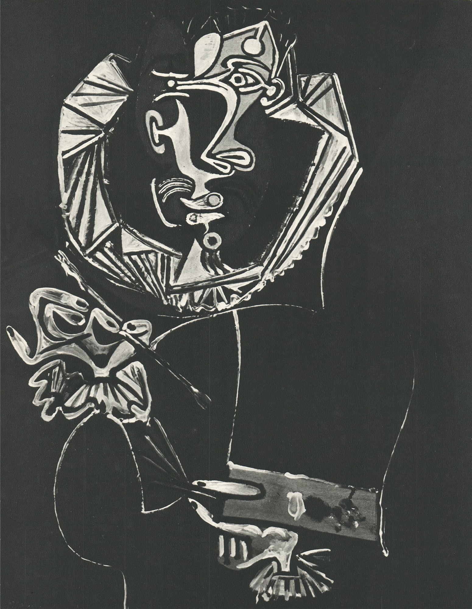 Pablo Picasso - Portrait d'un Peintre, d'apres le Greco - 1971 Offset Lithograph 12.25" x 9.5" (1 of 4)