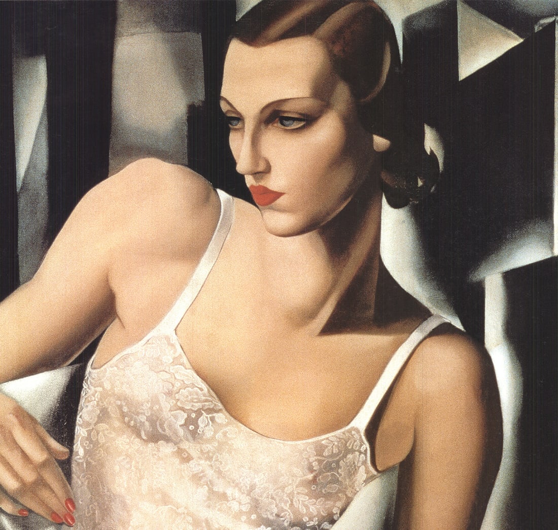 Tamara de Lempicka - Portrait De Madame Allan Bott - 2001 Offset Lithograph 51.25" x 30.25" - 3